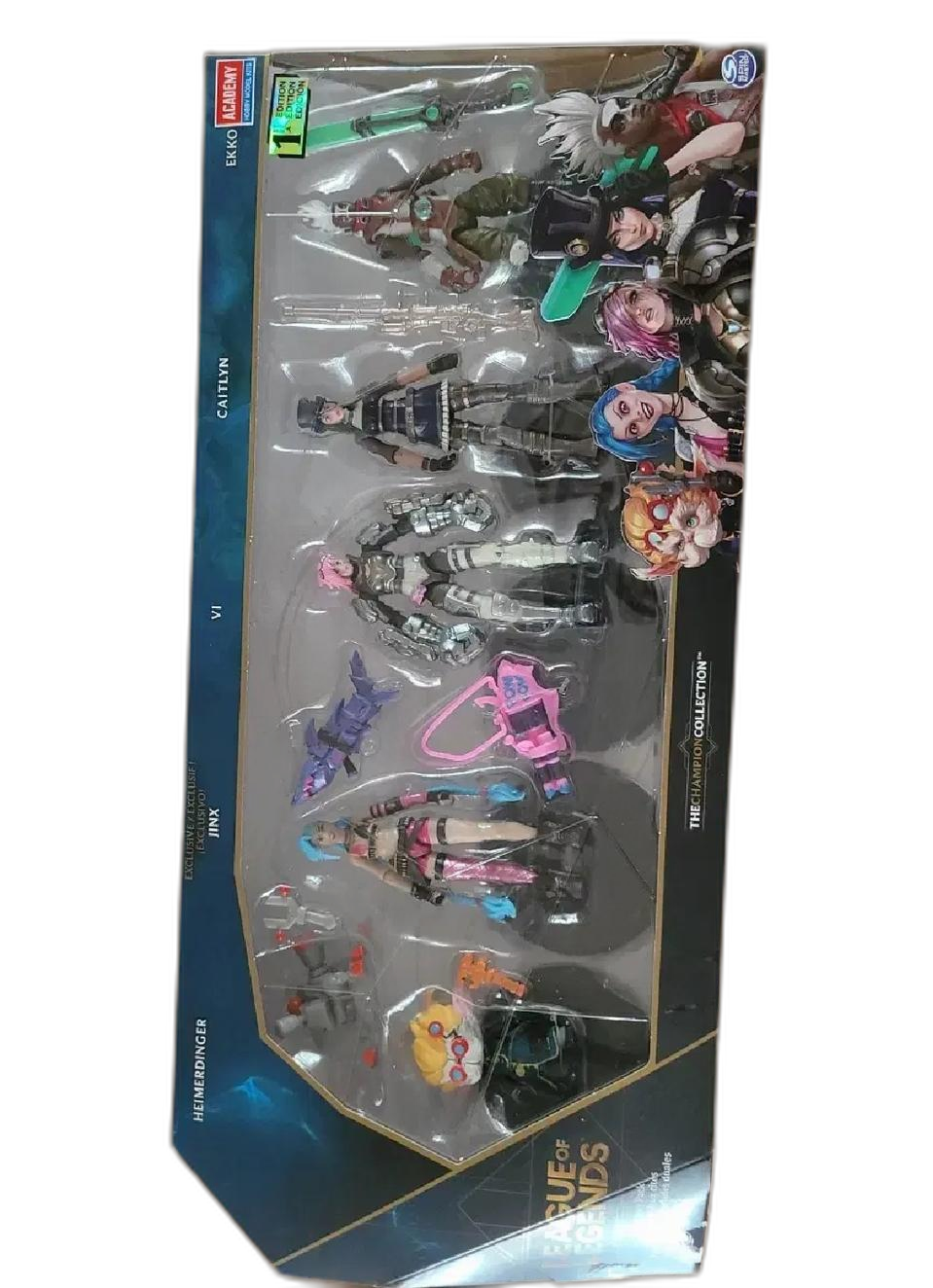 리그오브레전드 피규어 5종세트 새상품