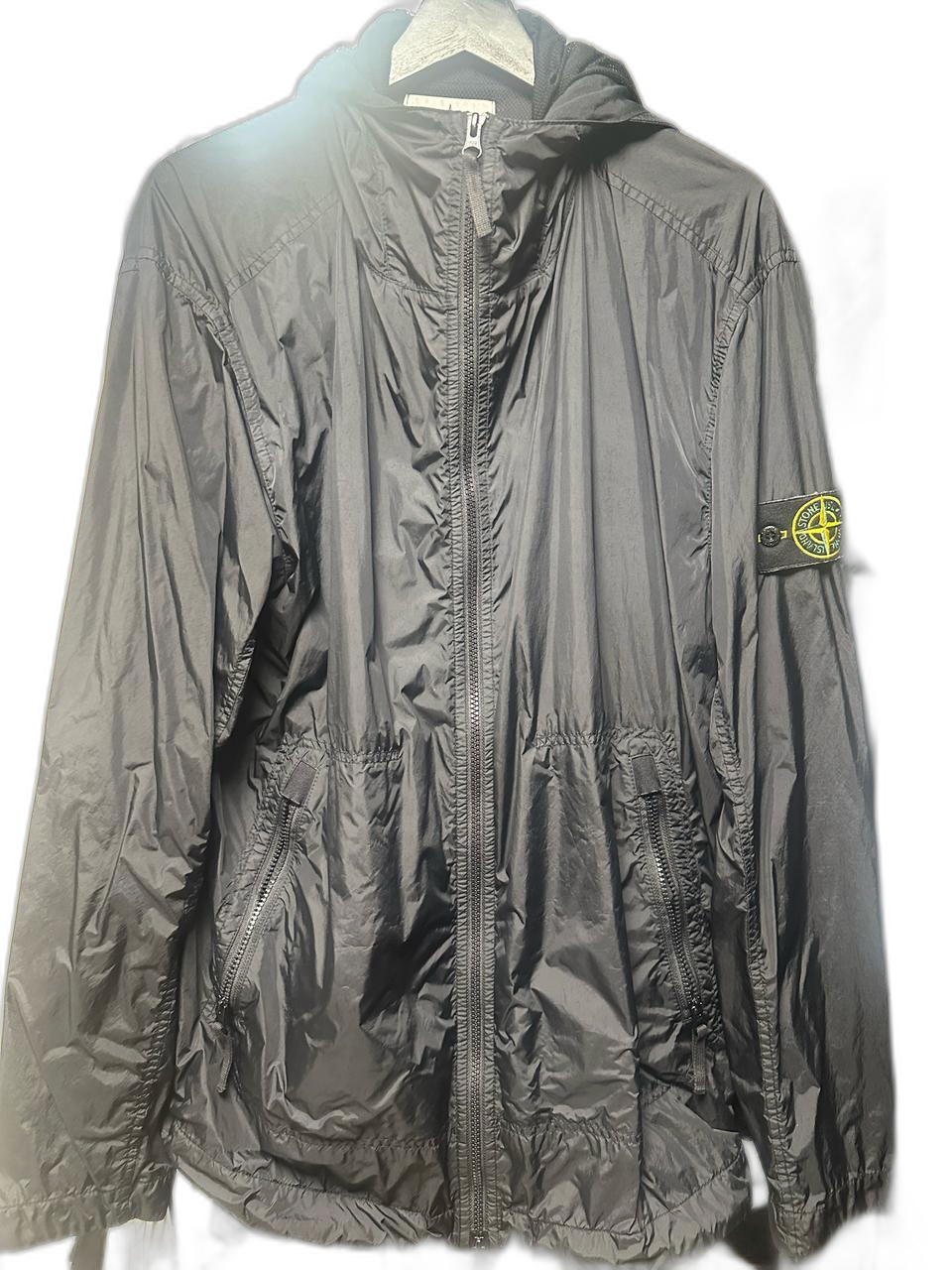 스톤아일랜드 크링클랩스 후드 XL