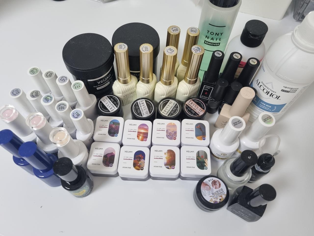 셀프네일재료(연장재료.드릴포함)일괄