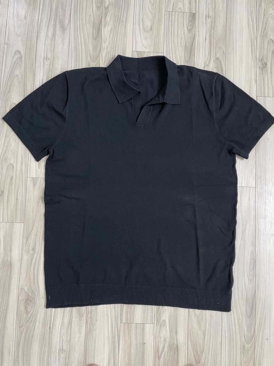 반팔 니트 티셔츠 L