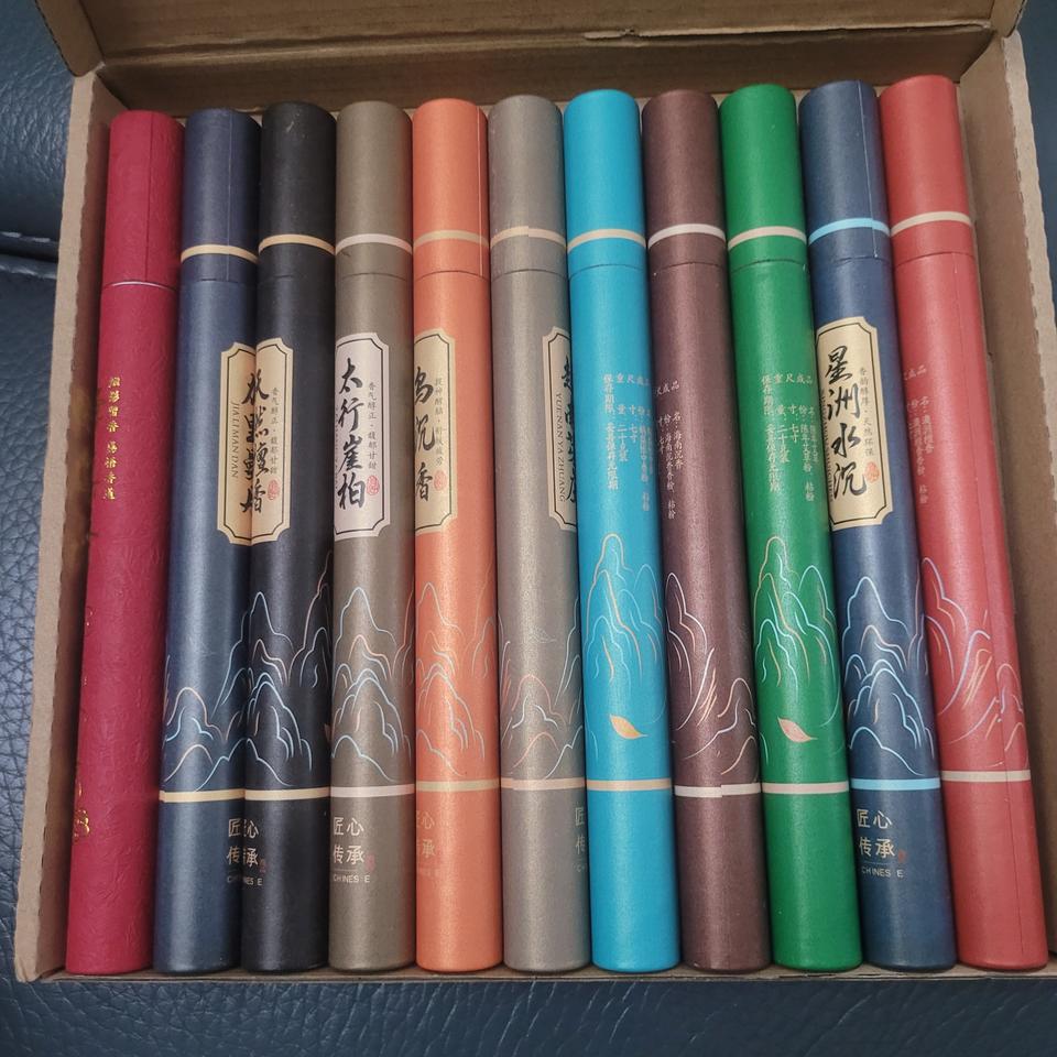 향나무로만든향통+스틱향11종