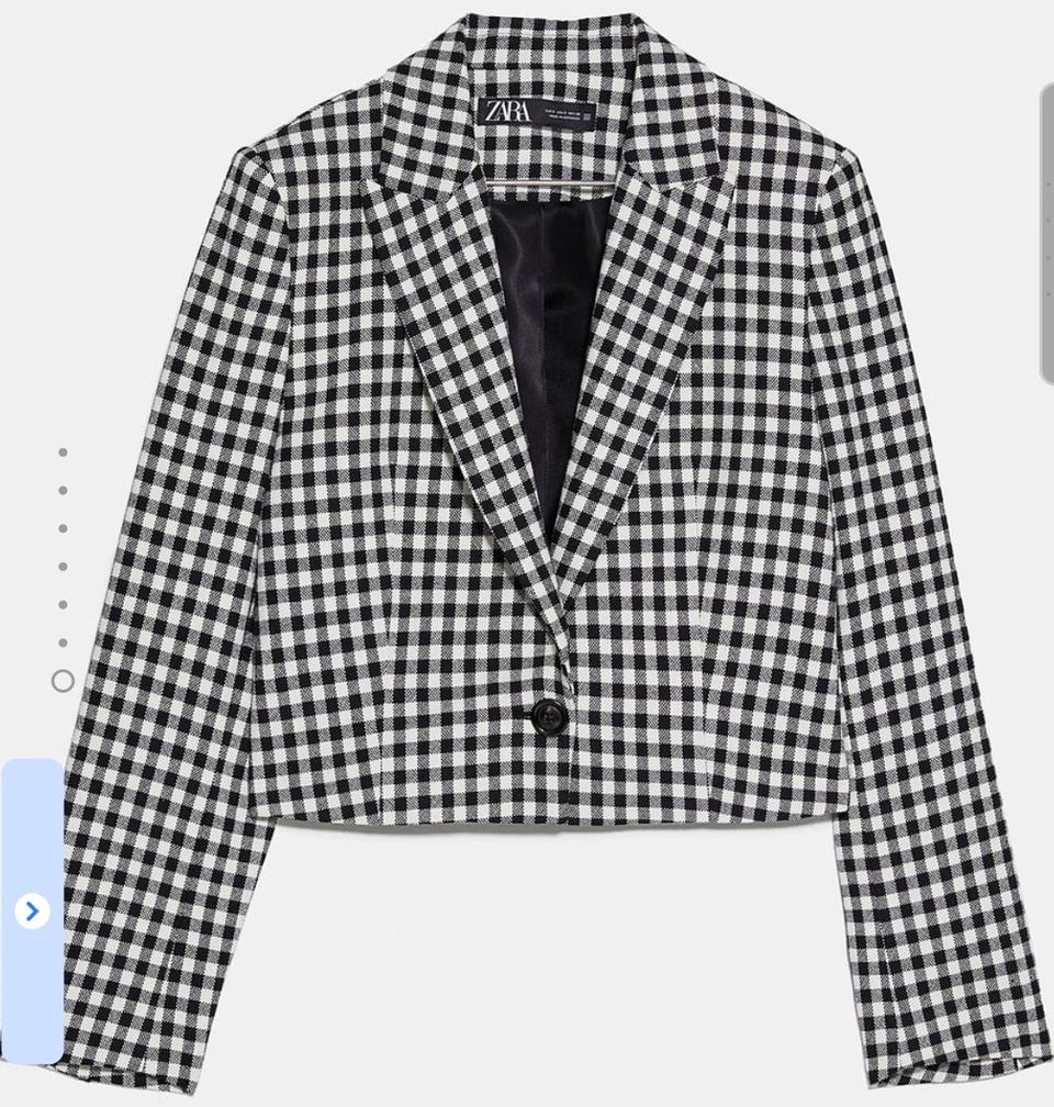 ☆(새상품) 자라 체크 자켓