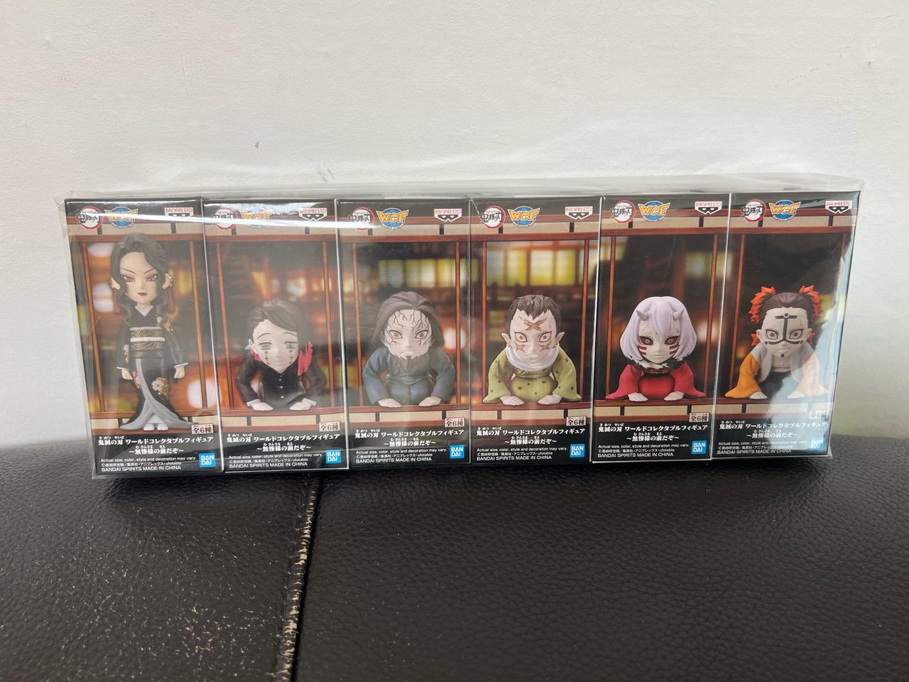 (미개봉새상품)귀멸의칼날 월드콜렉더블 무잔사마님 앞이다 전6종세트