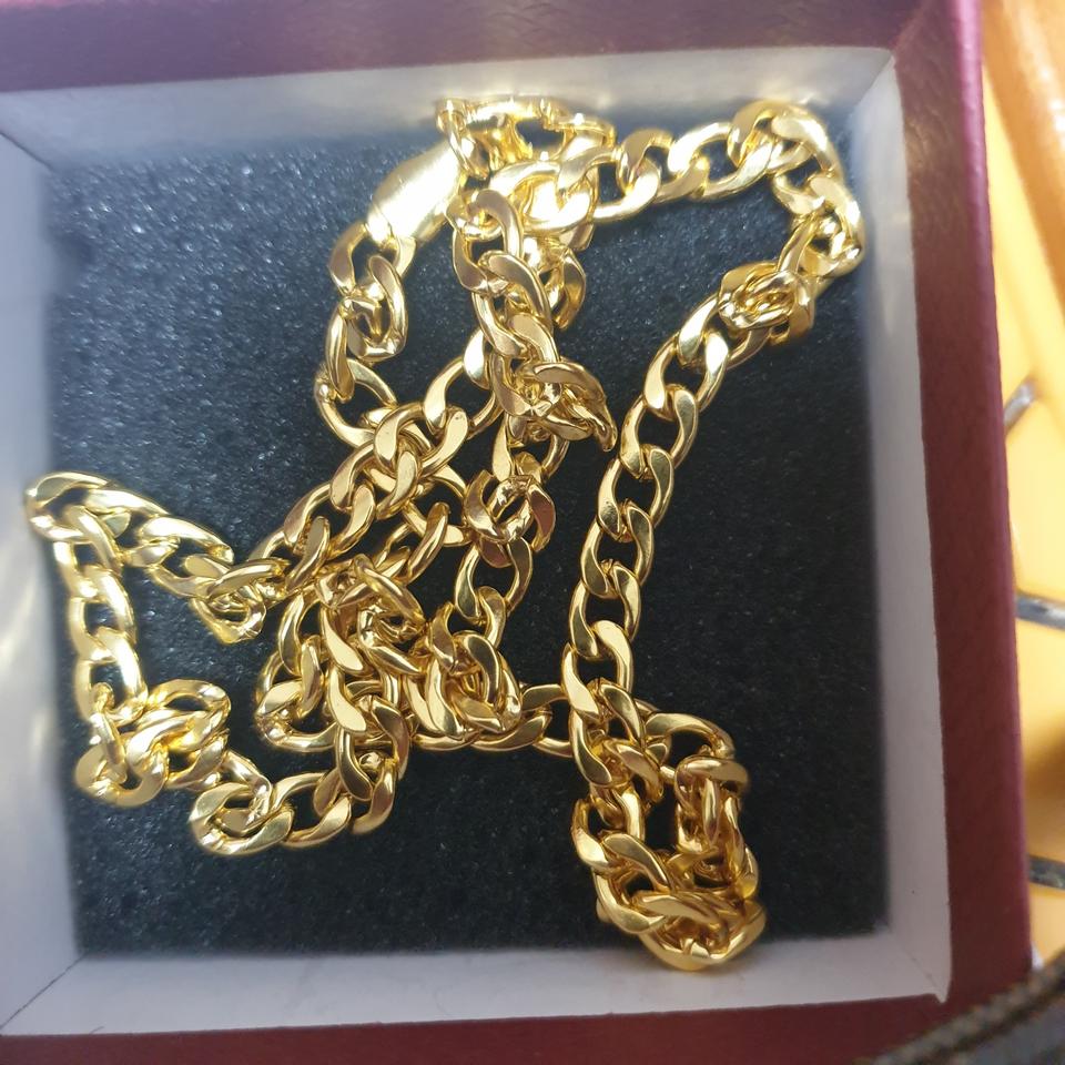 도금목걸이팔아요.길이ㅡ50센티이고.미사용새제품이세요