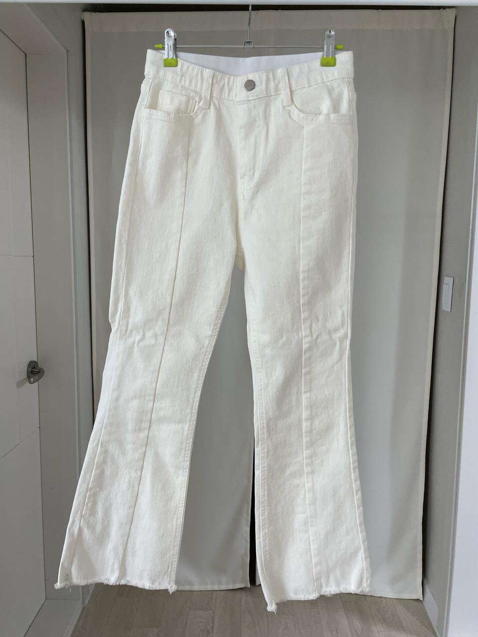 여성용 아이보리 면바지(M)