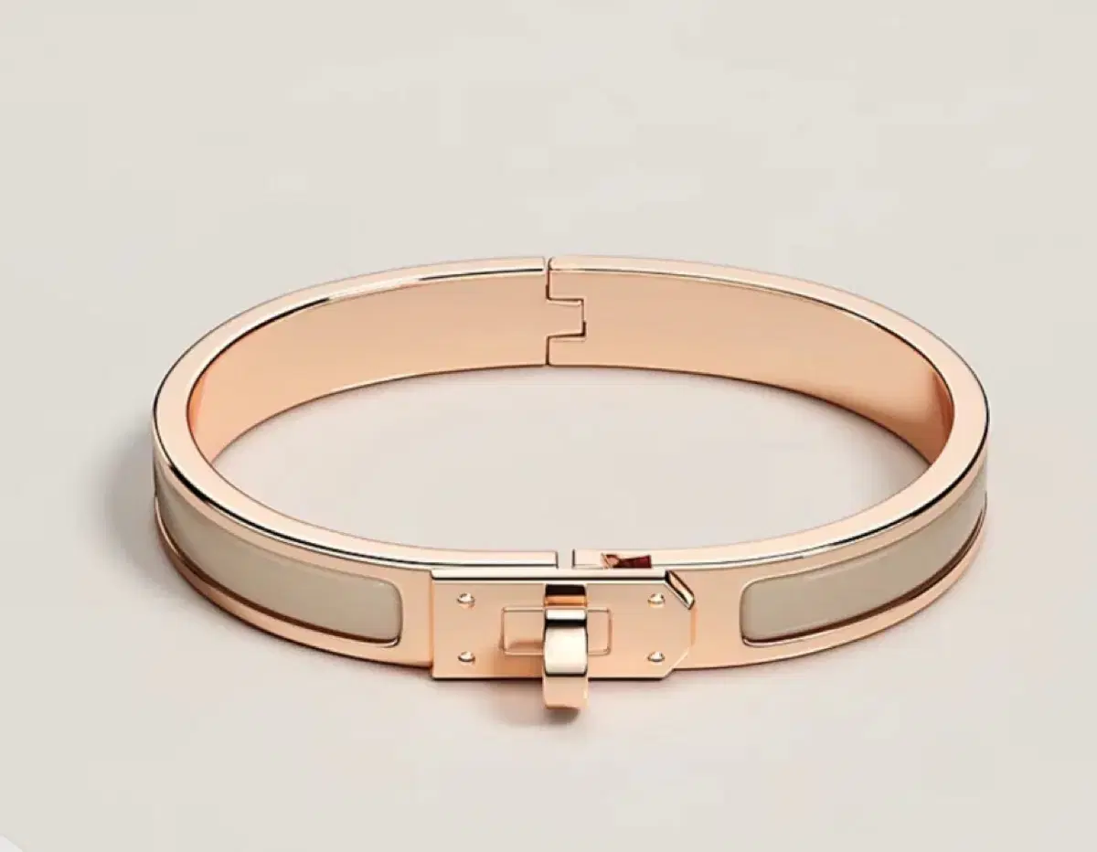 [백화점 새상품]에르메스 미니클릭 팔찌 로즈골드 마론글라세 PM 미개봉