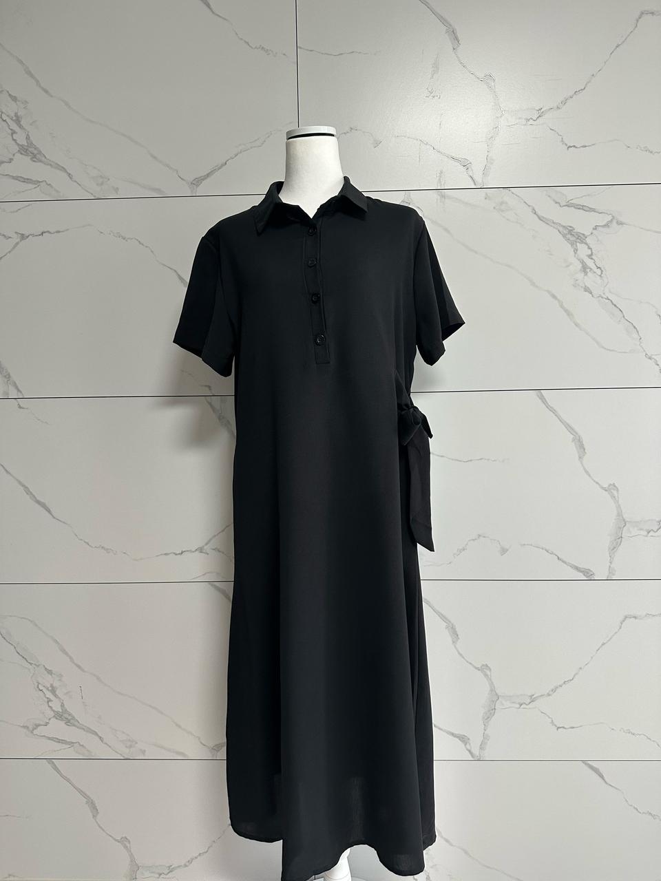 카라 쉬폰원피스