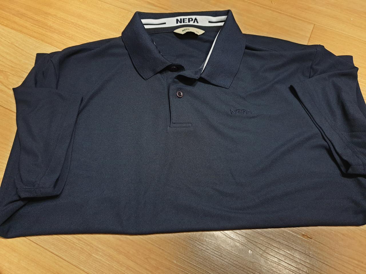 네파 NEPA 남성용 반팔카라티 거의새거급 다크네이비 무료배송