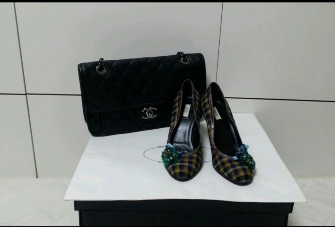 정품ㅡ프라다 보석슈즈(가격인하)