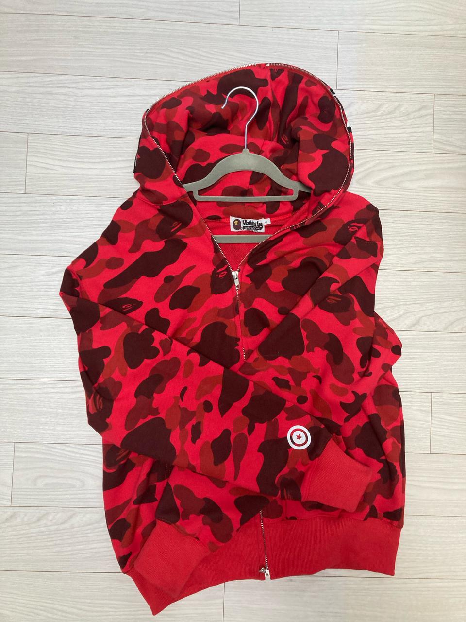 베이프 후드집업 L