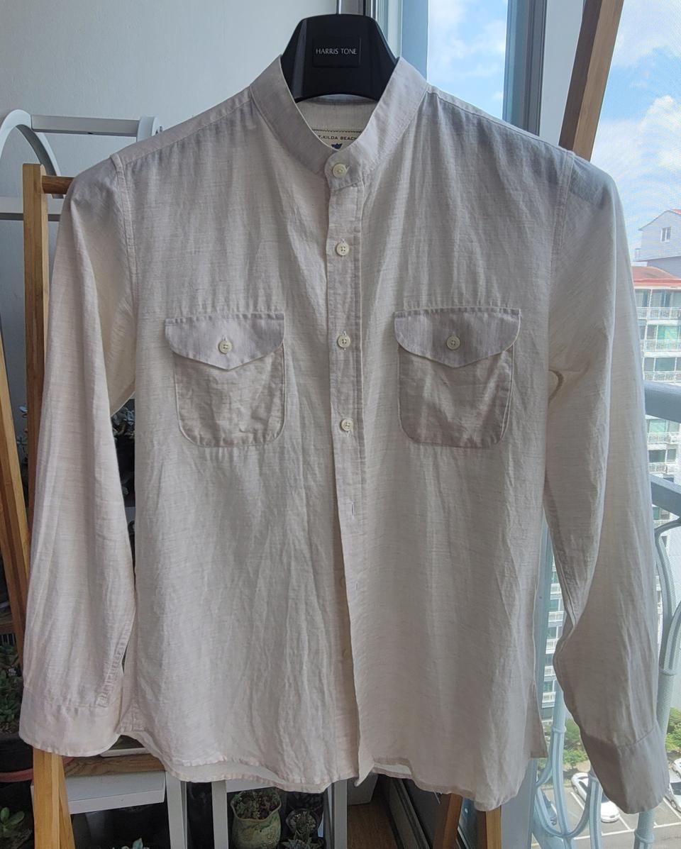 남성 차이나카라 린넨셔츠 95 M사이즈 팝니다.