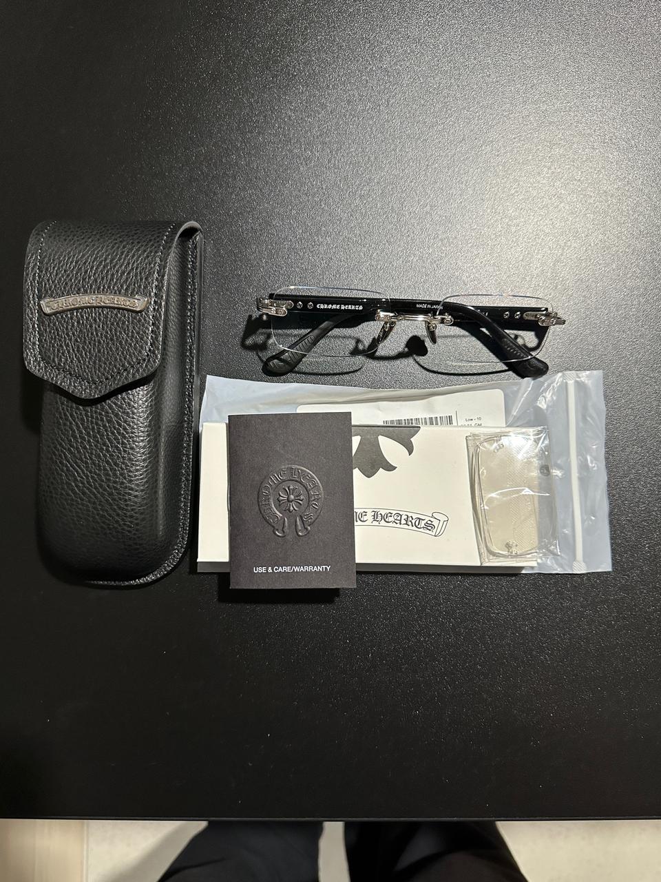 크롬하츠 안경 딥2 블랙실버