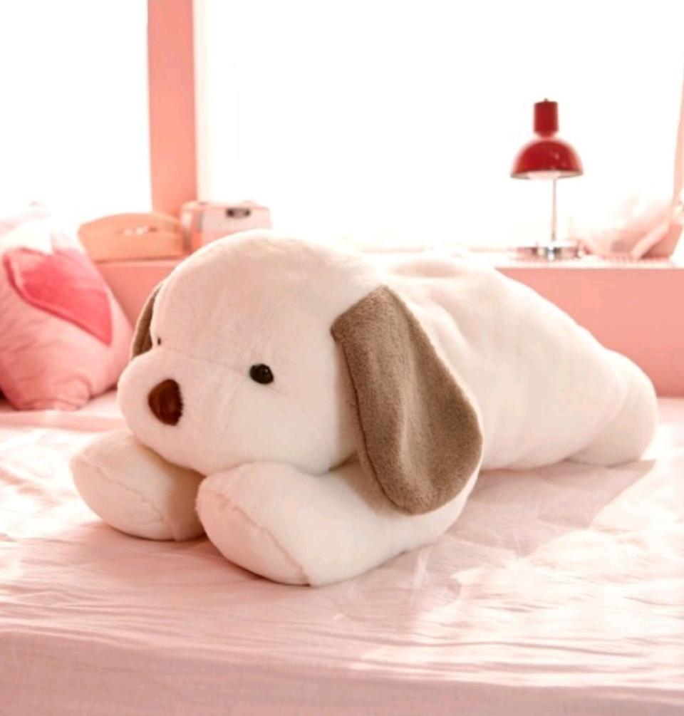 정품)라잉독뭉뭉이부드러운강아지백팩인형(중대형)미개봉