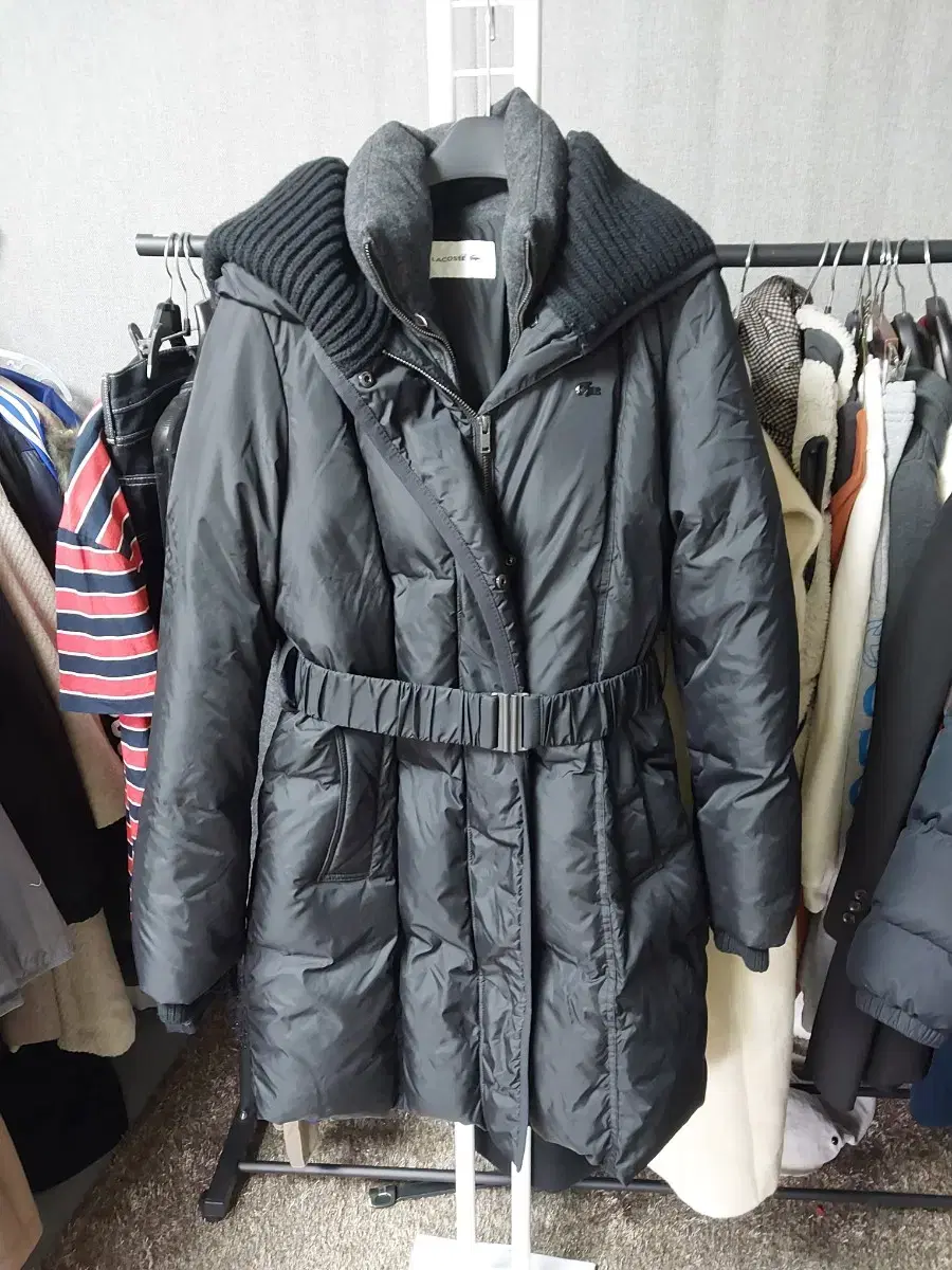 라코스테 롱패딩
