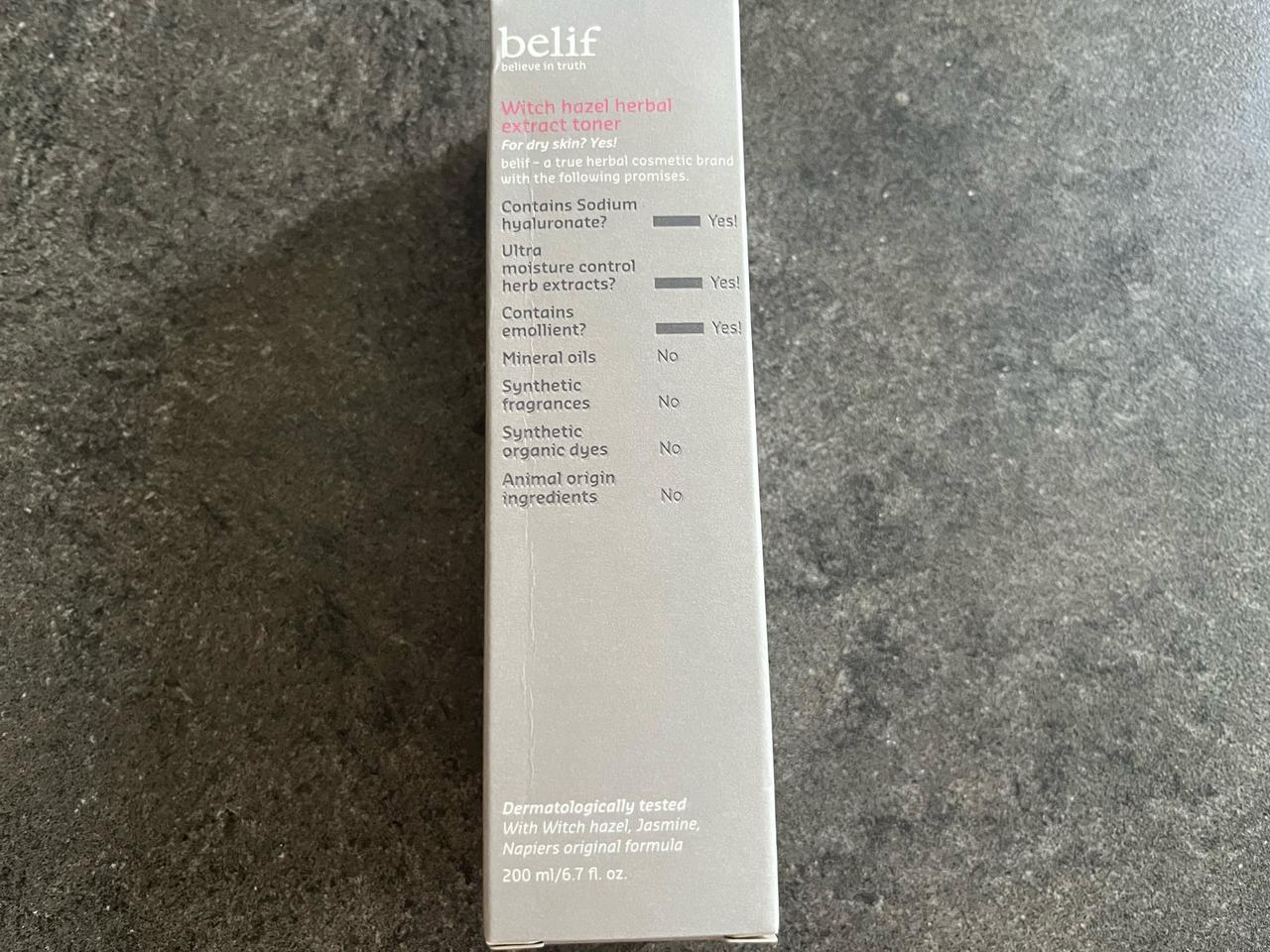 빌리프 위치헤이즐 허벌 익스트랙트 토너 200ml