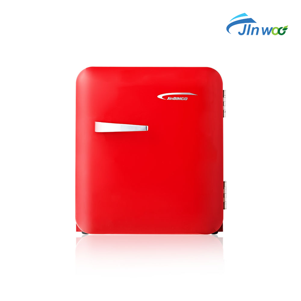 37리터 레트로 미니 냉장고 레드 컬러