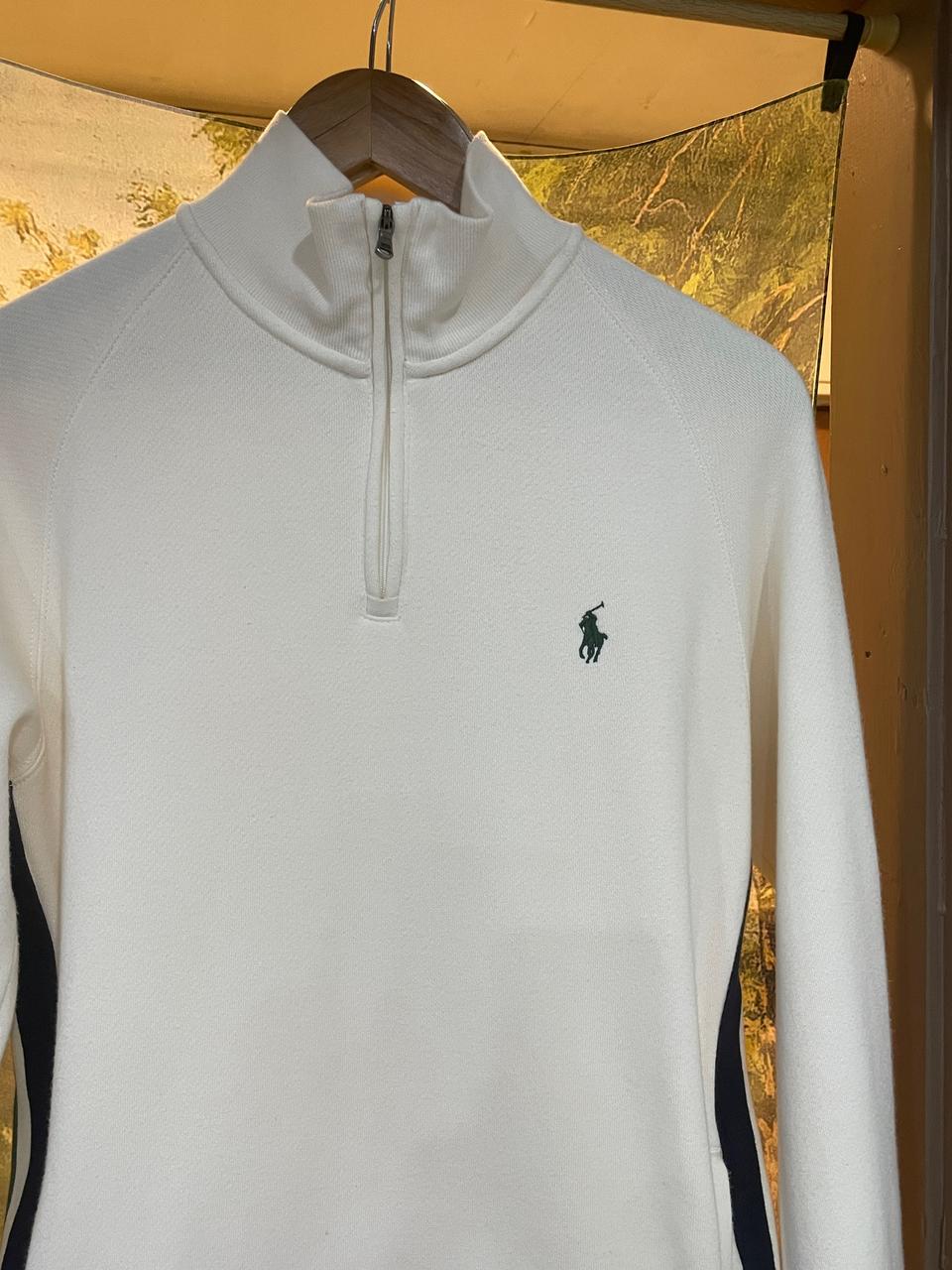 폴로 90s 초록검정 배색 반집업