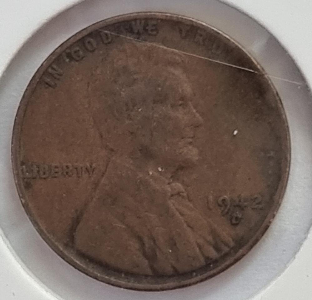 링컨 1센트 1942_D 년도 주화