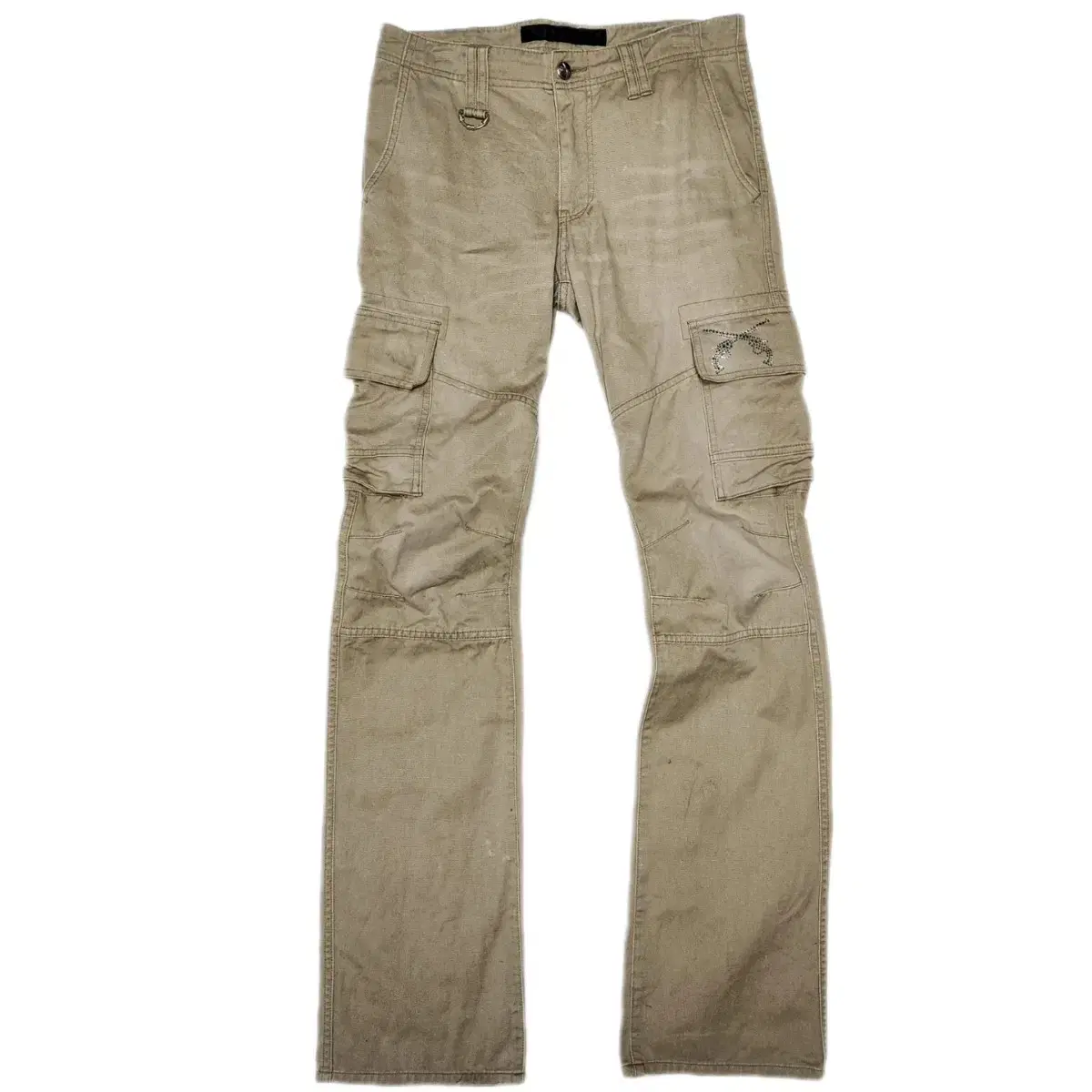 Roar 로어건즈 Y2k 큐빅 잼스톤 카고팬츠