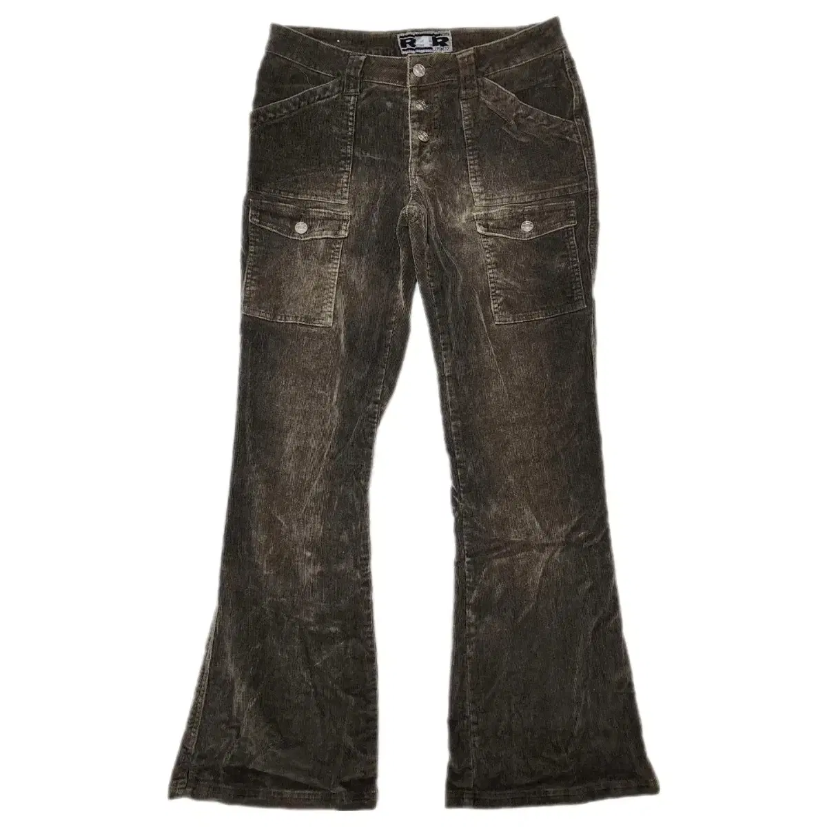 웨스턴 Y2k 코듀로이 부츠컷 팬츠