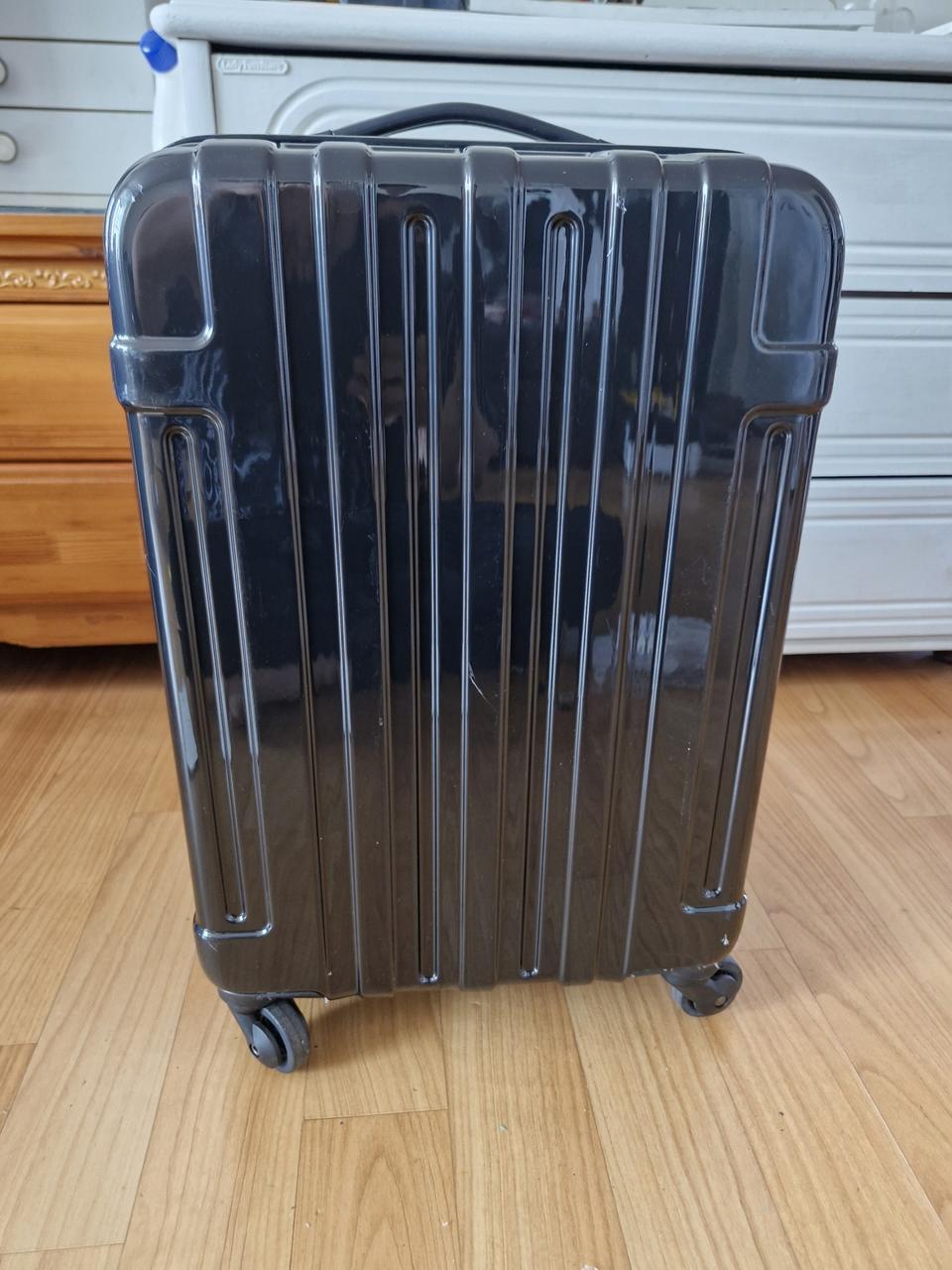 소형 여행용 가방 캐리어 (검은색) (자물쇠)