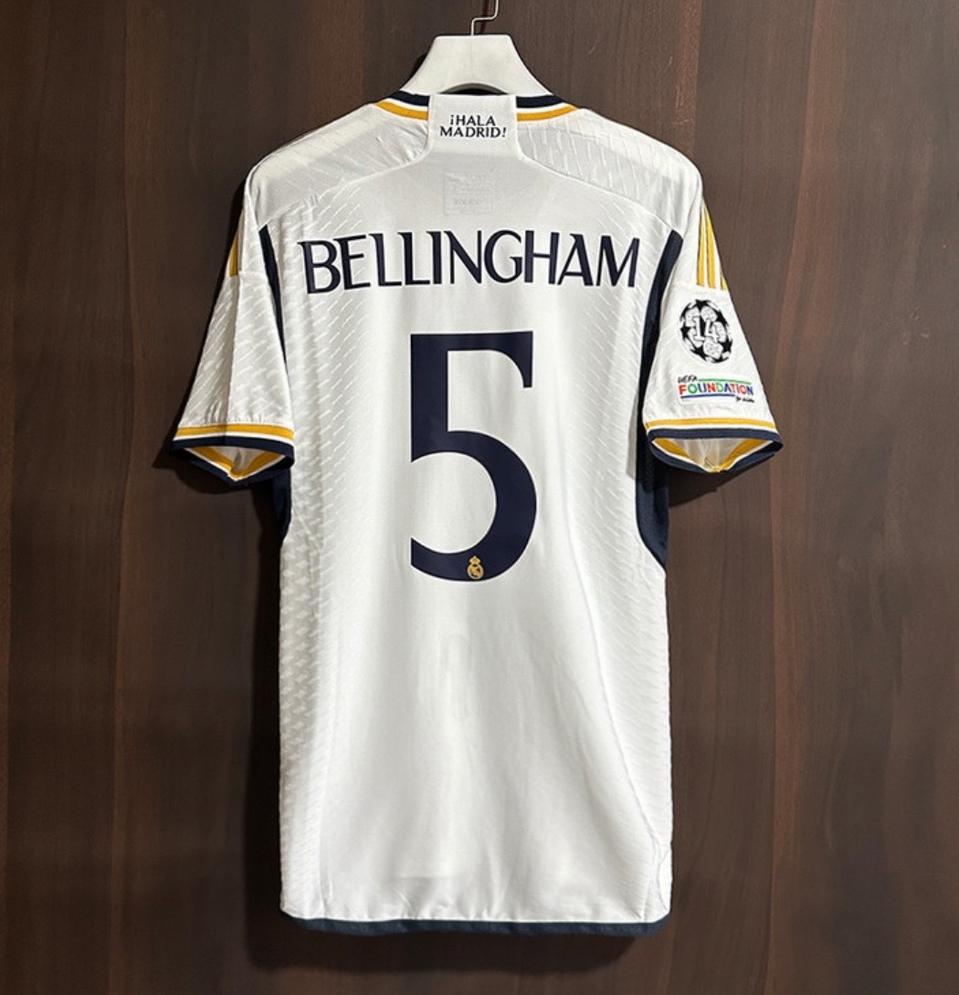 23/24 레알 마드리드 어센틱 홈 유니폼 주드 벨링엄