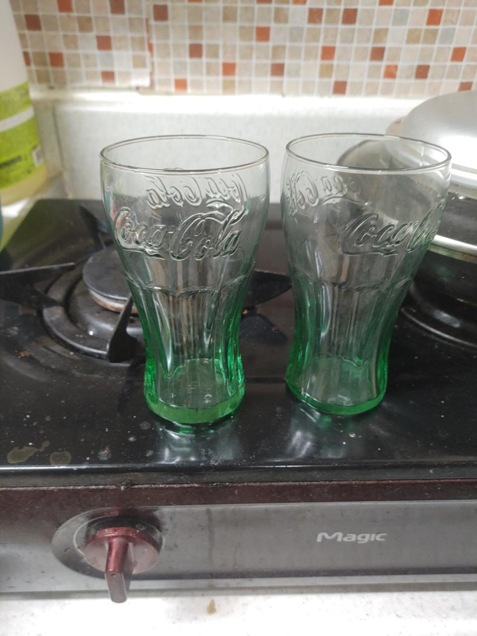 콜라 유리컵 판매합니다