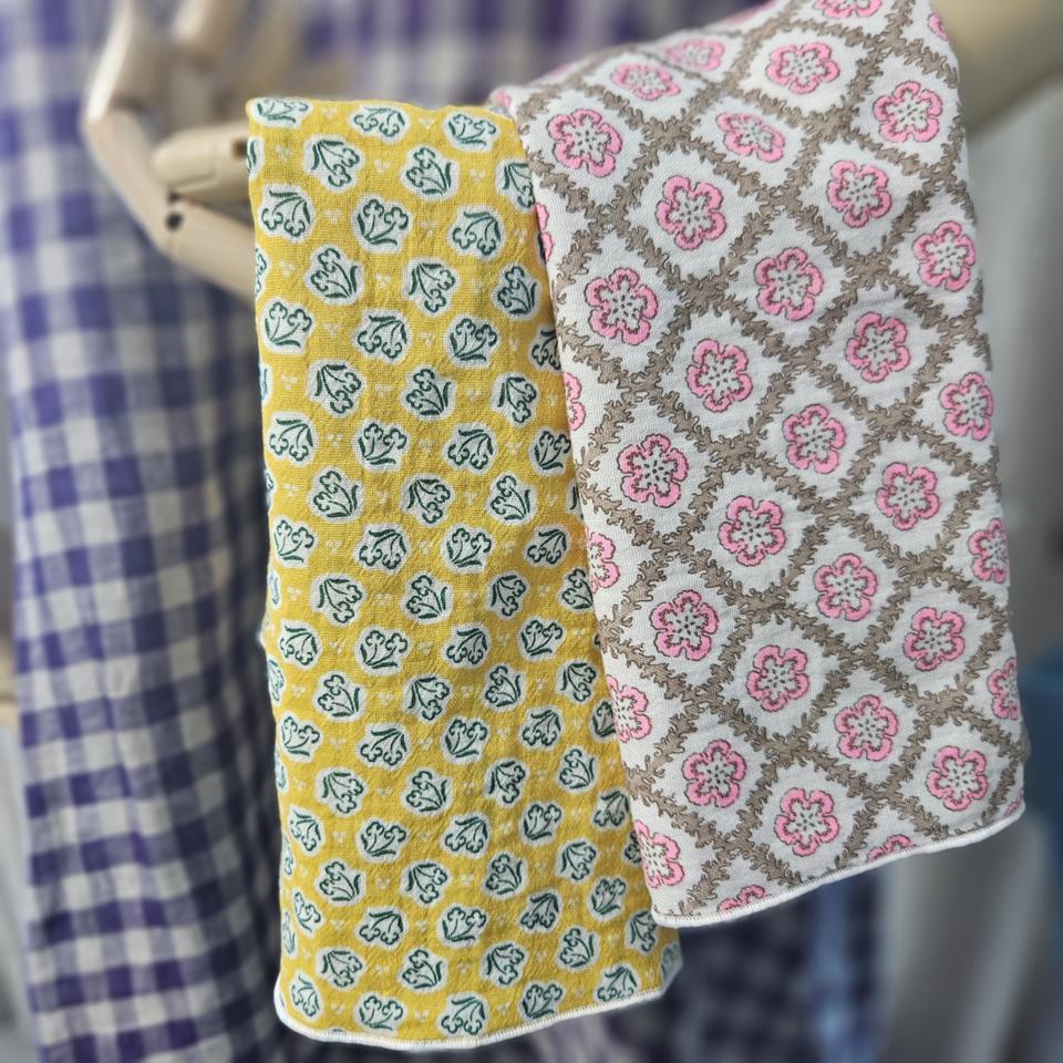 이중거즈면 손수건(쁘띠스카프로 사용가능)