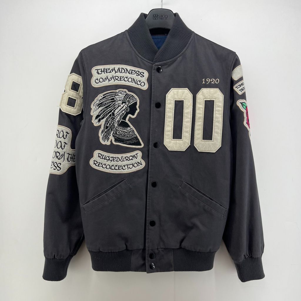 [중고] 미디움 더 메드니스 패치 아우터 빈티지 자켓 봄버