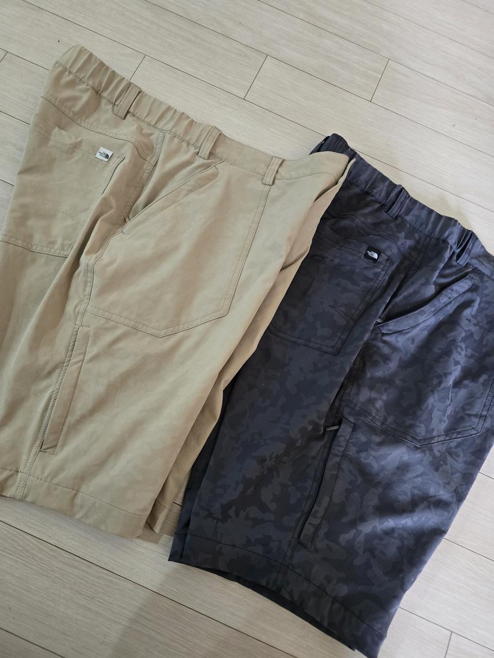 노스페이스 밀리터리카모 반바지 34-35