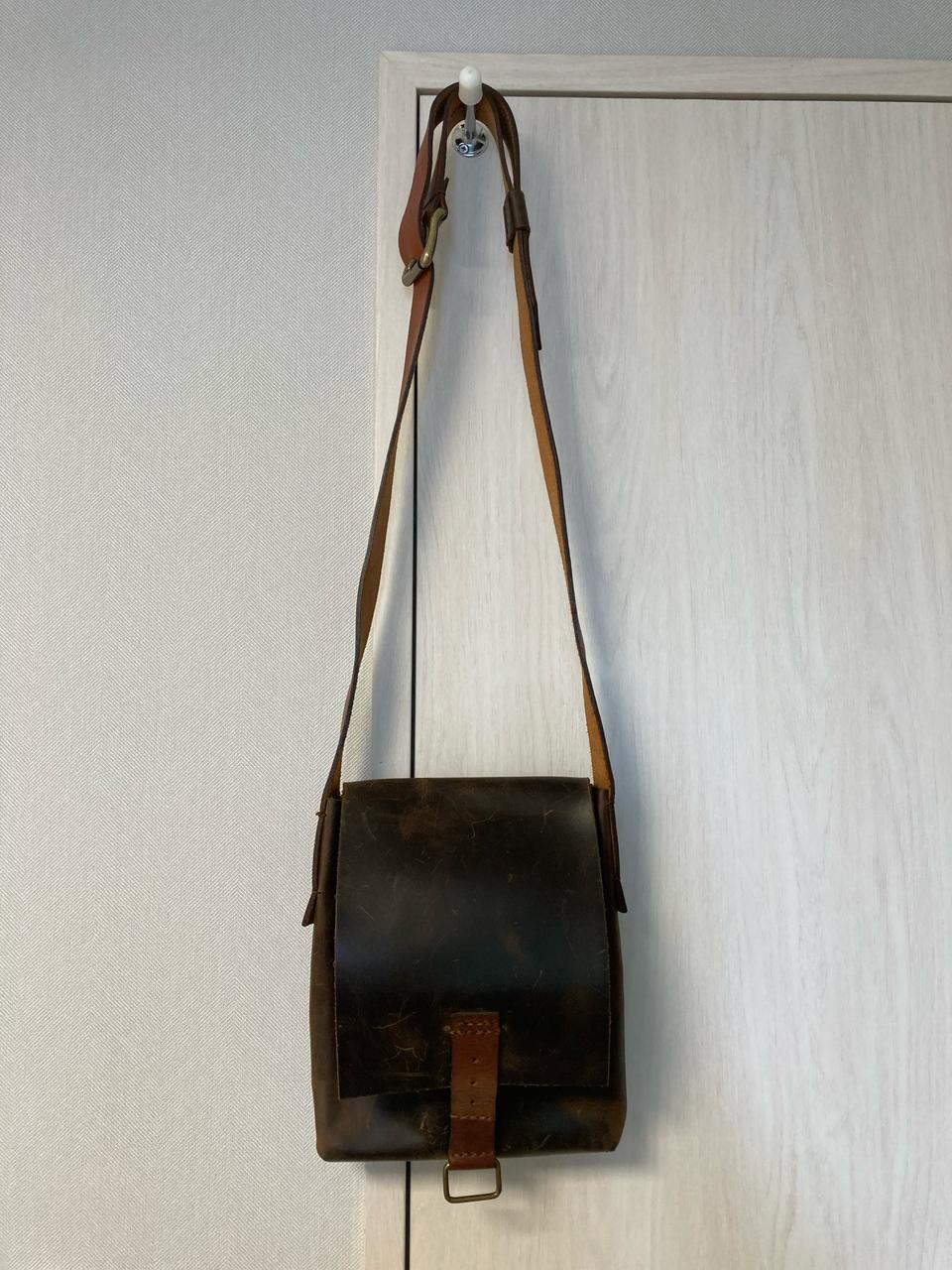 통가죽 빈티지스타일 핸드메이드 수제 가죽 가방 크로스백