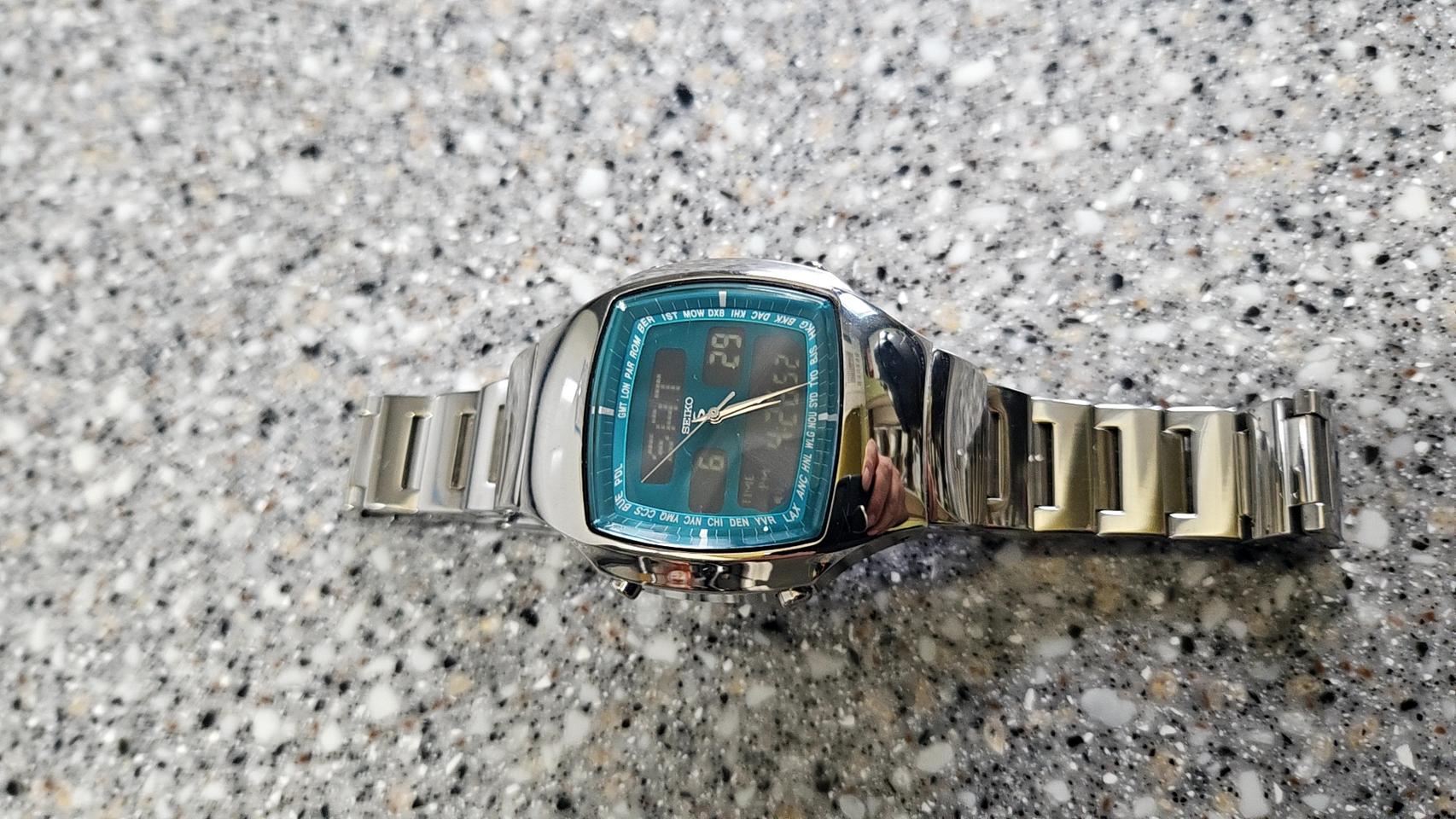 세이코 아나디지 월드타임