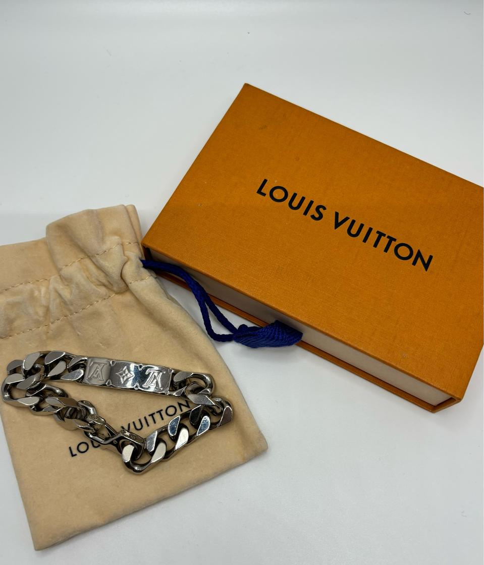 루이비통 모노그램 체인 브레이슬릿 팔라듐 팔찌