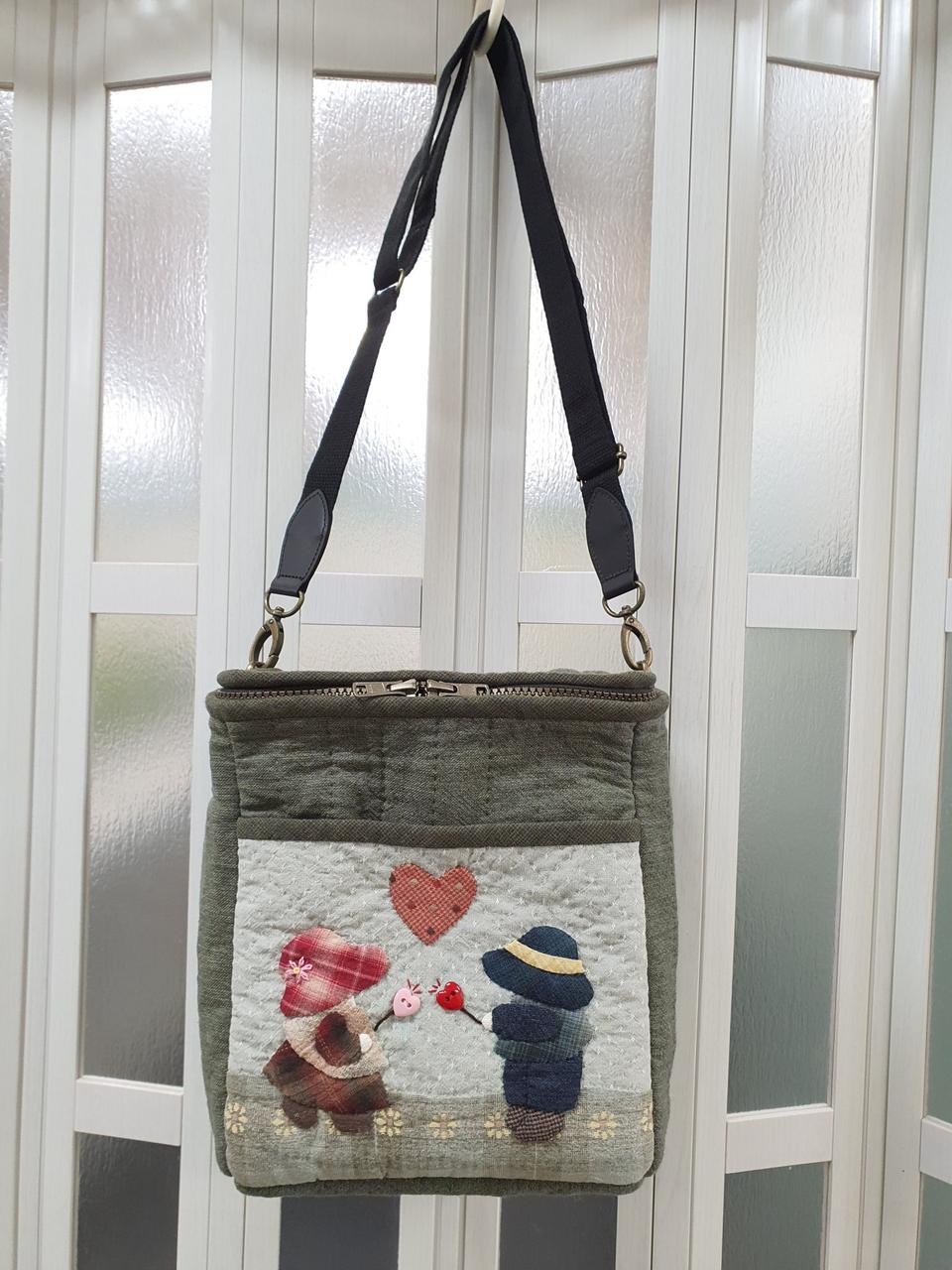 퀼트크로스백 완성품