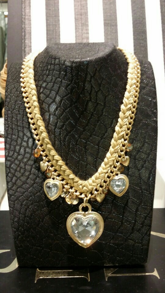 ❤새상품GGPX❤골드하트큐빅목걸이