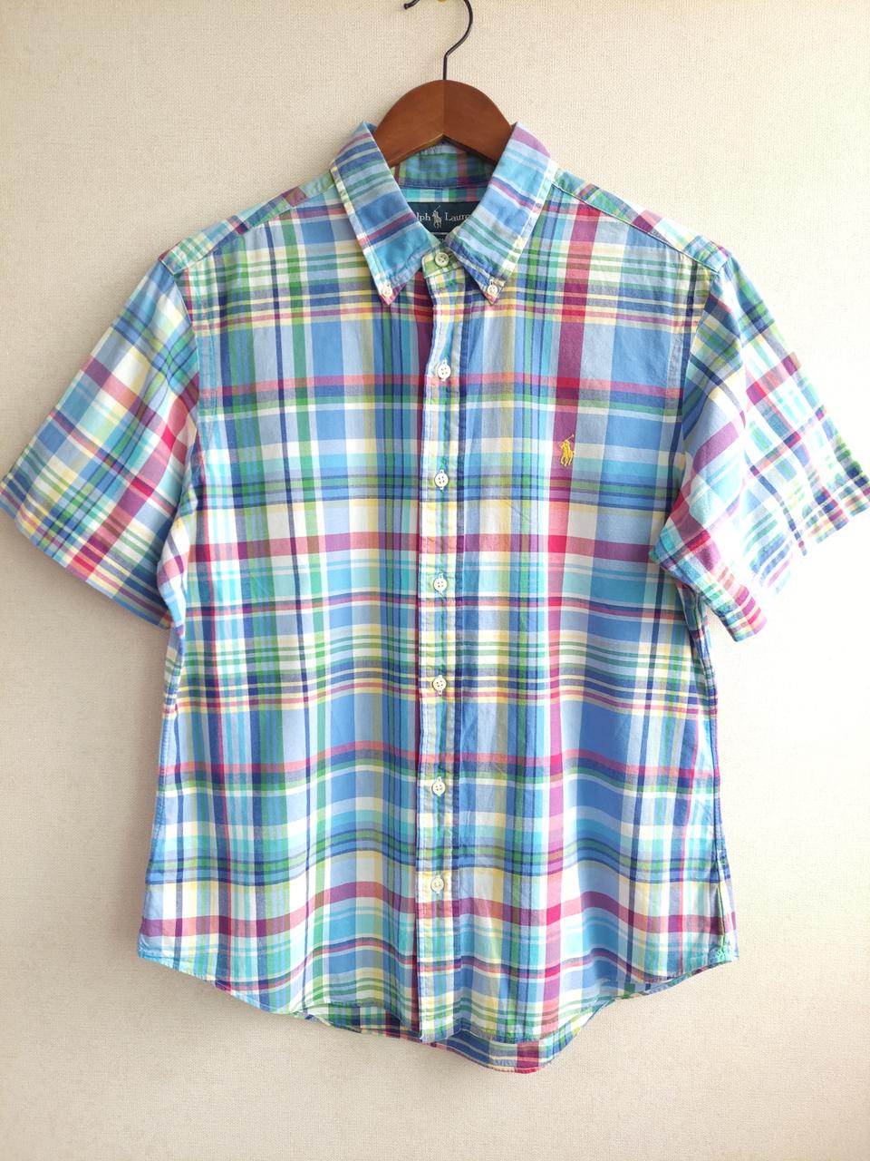 폴로 남성 체크남방 100