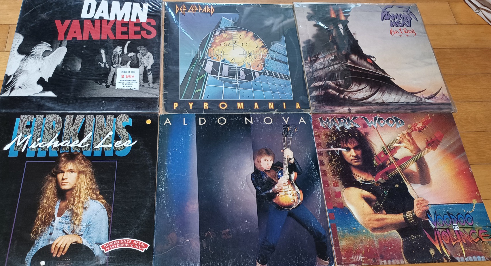 Rock 록 & Metal 메탈 / LP음반 6장 입니다.