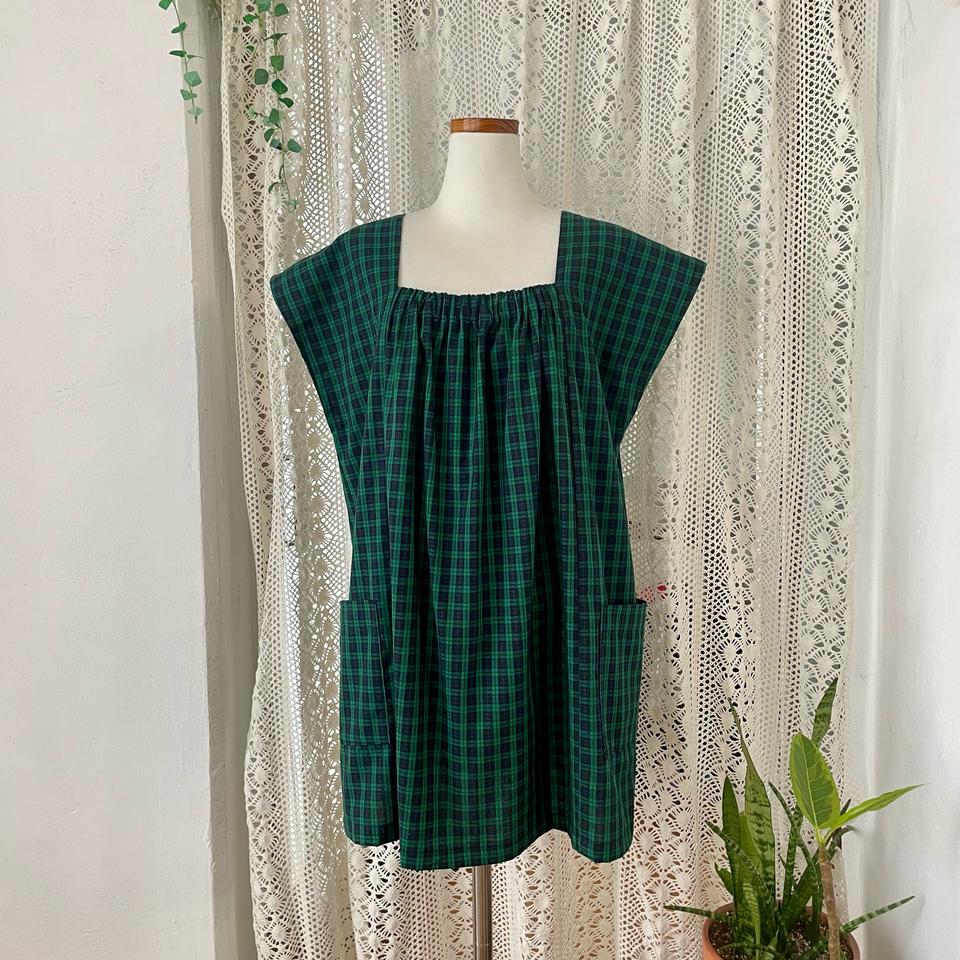 핸드메이드 원피스 앞치마 어린이집 꽃집 카페