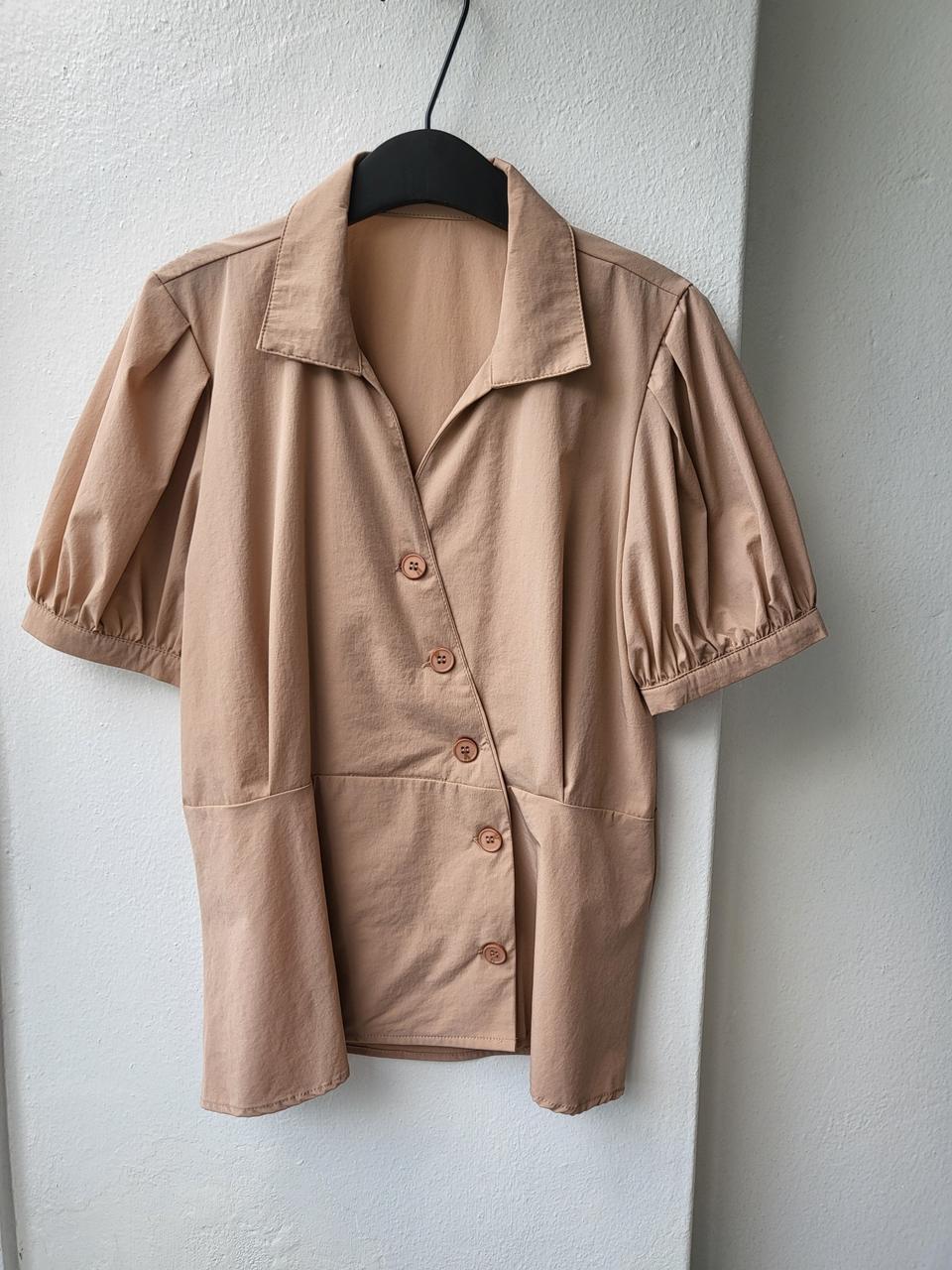 퍼프 블라우스 새상품