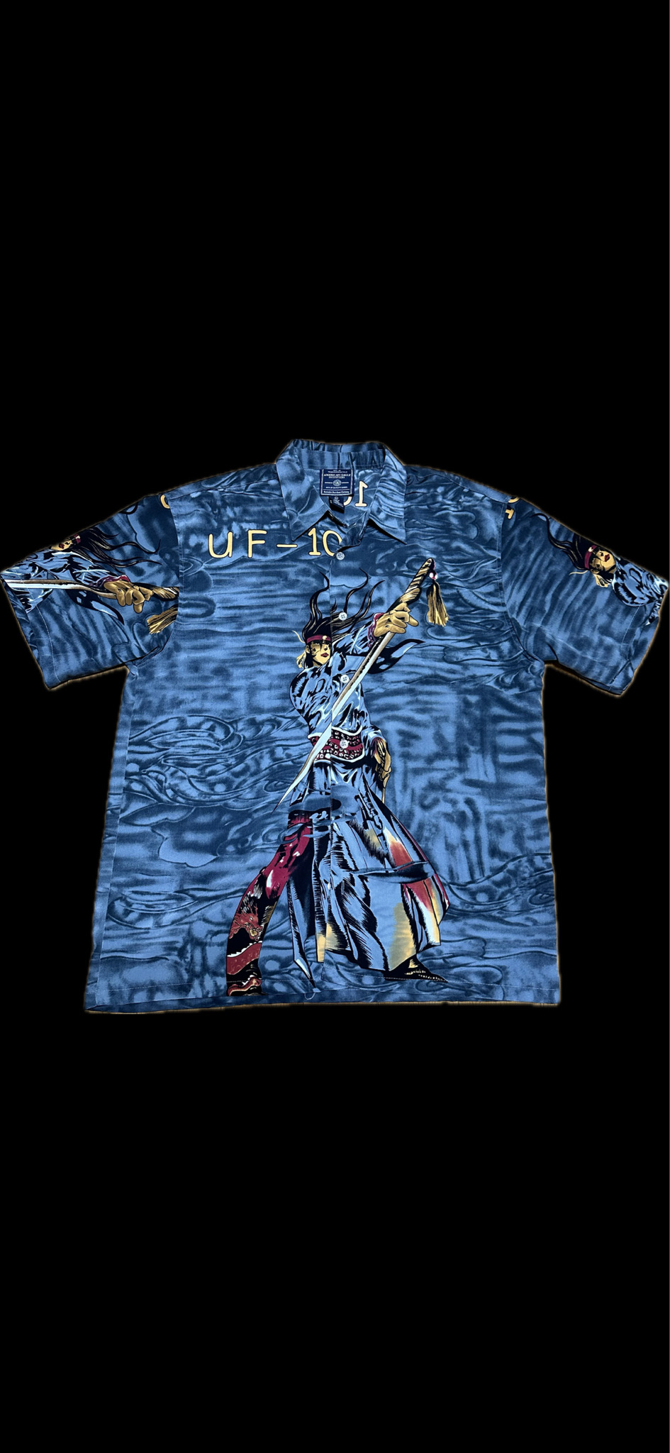 [XL] 아메리칸 이글 그래픽 버튼업 셔츠