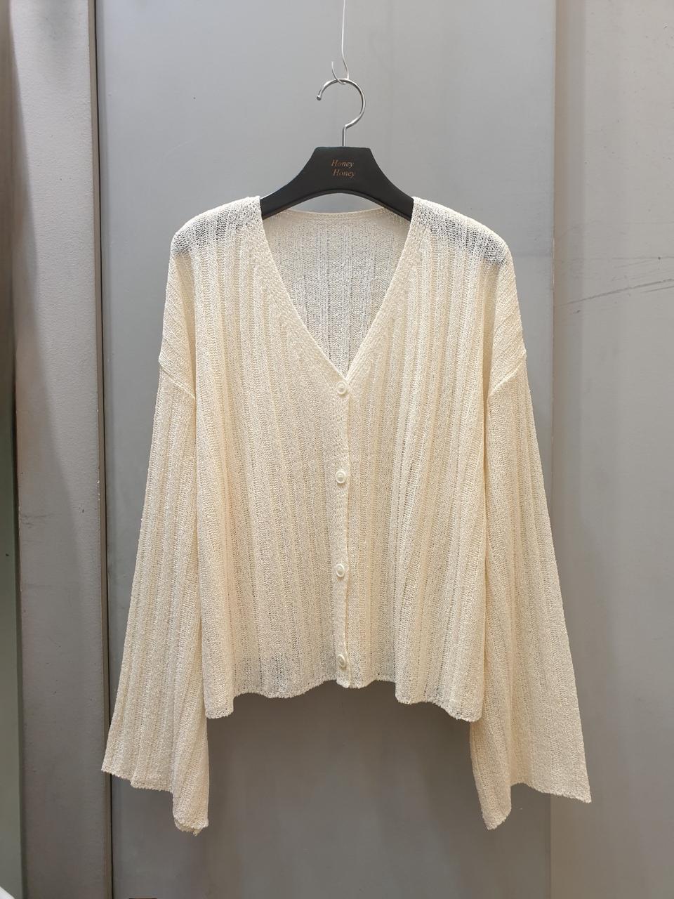 아크릴 루즈핏가디건