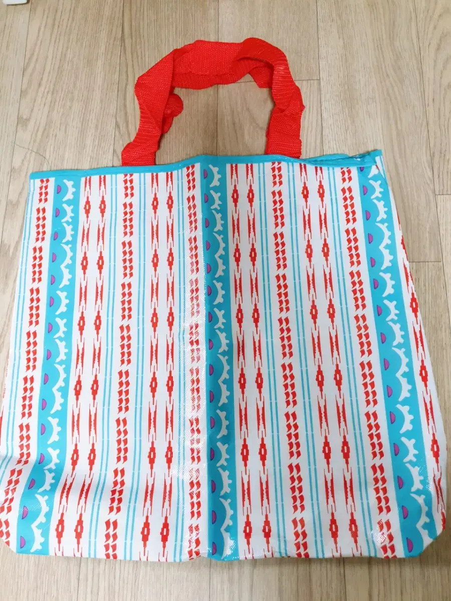 (새상품) 쇼핑백 부지팩 쇼퍼백 포인트 가벼운 시장바구니 장바구니 손잡이