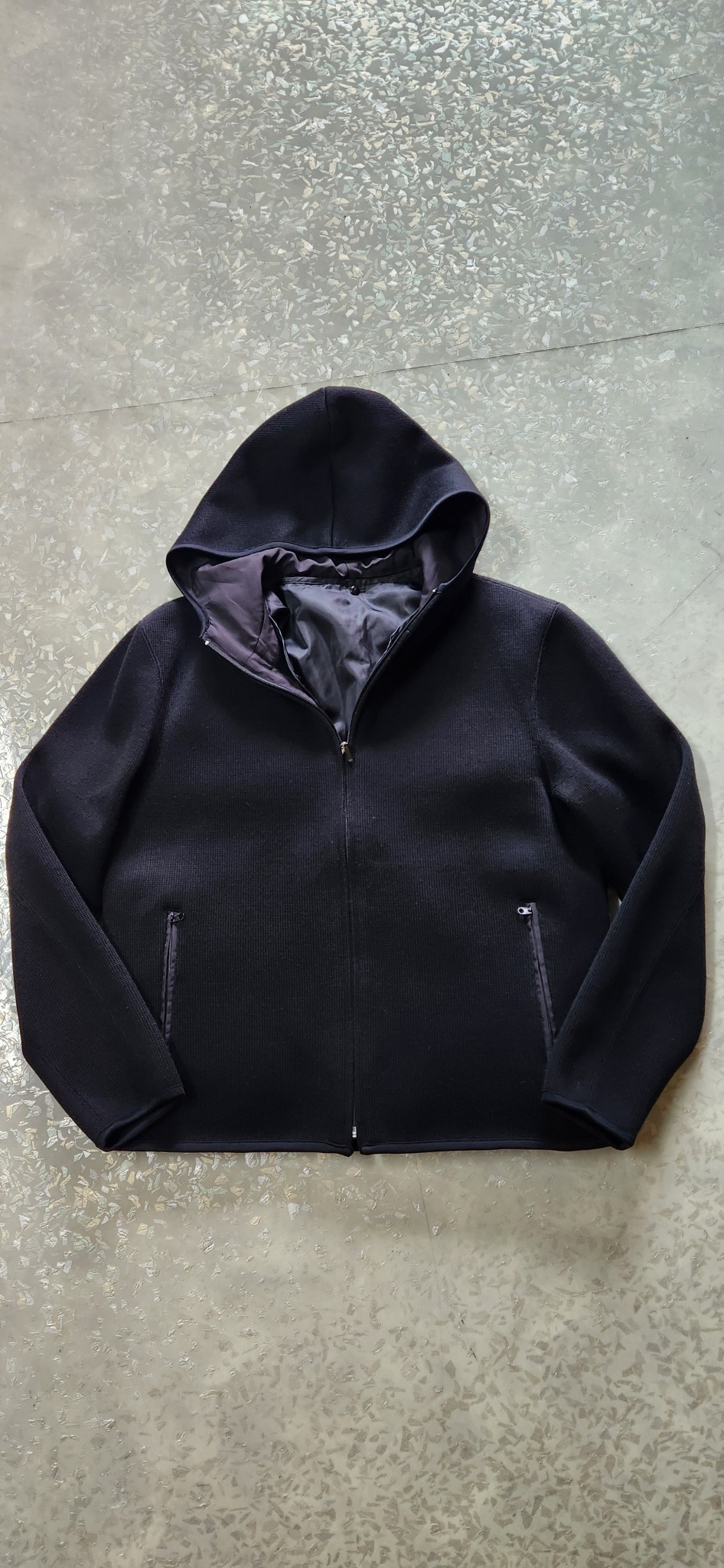 PHILAN후드니트자켓(블랙)