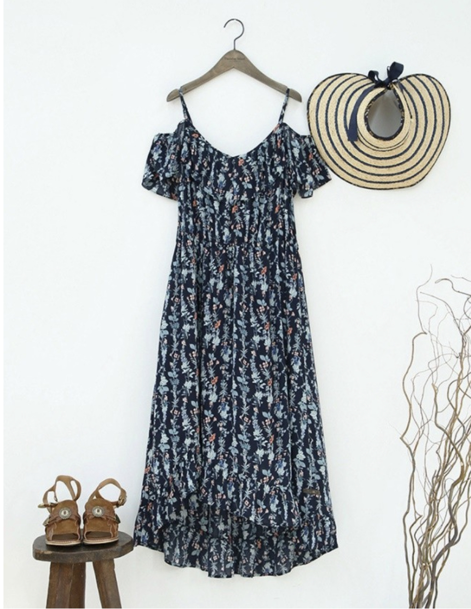 새옷 S , M 오프숄더  롱원피스 써스데이아일랜드 t194mop241w