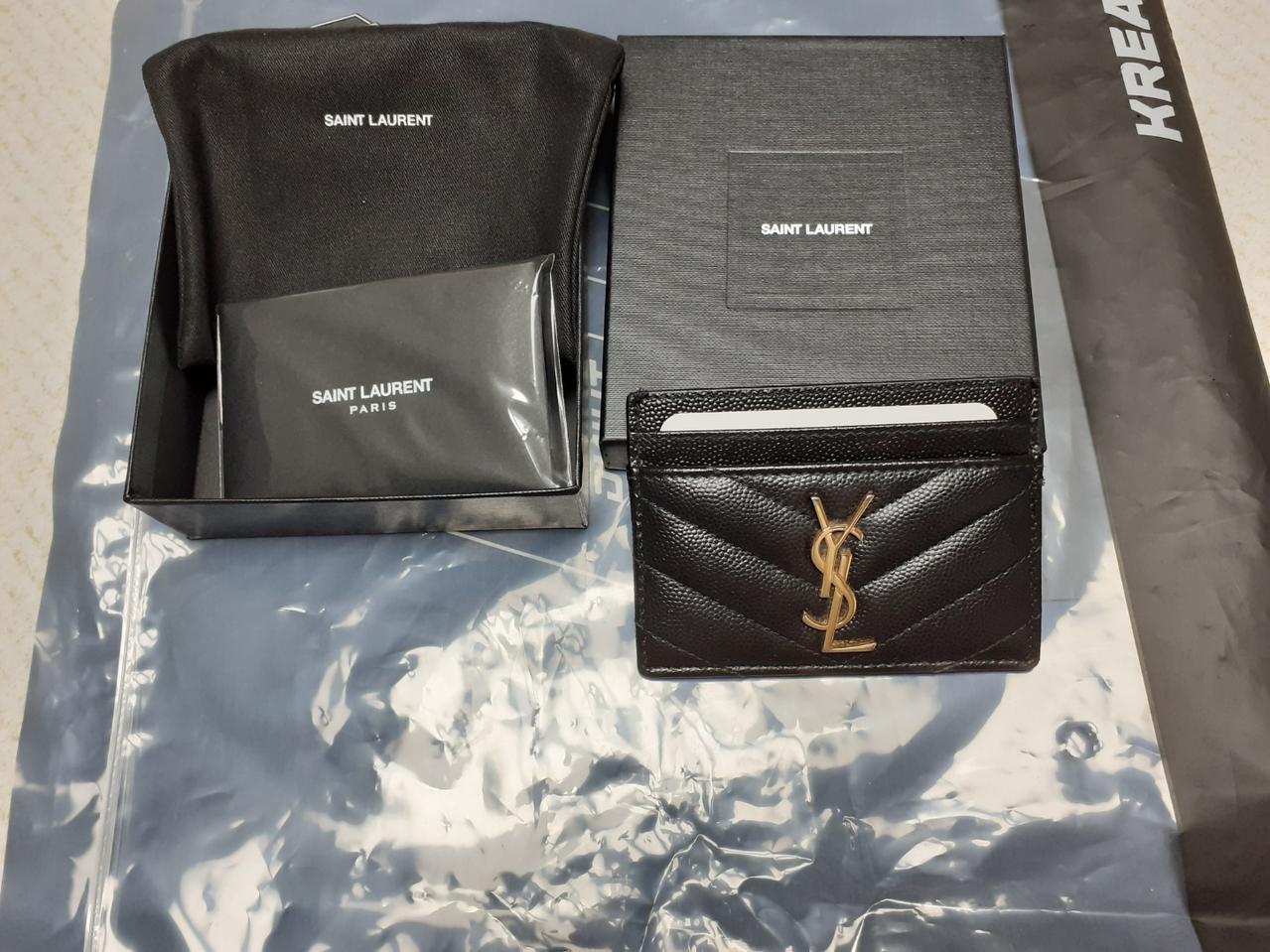 생로랑 카드홀더 지갑