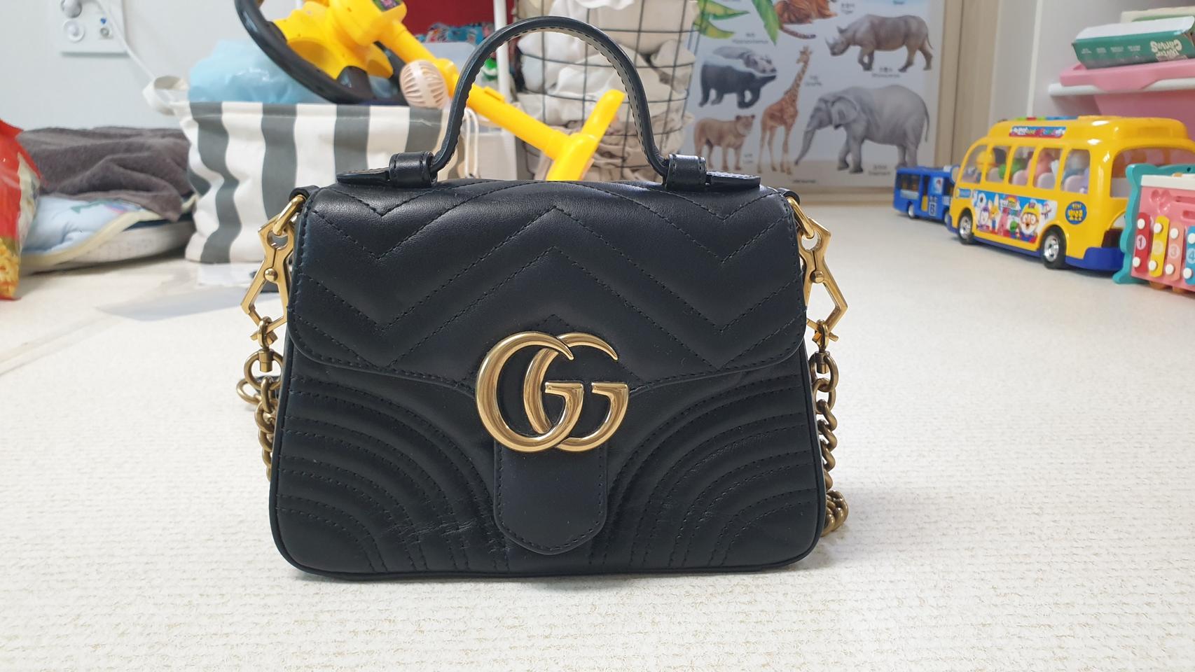 구찌 마틀라쎄 탑핸들 미니백