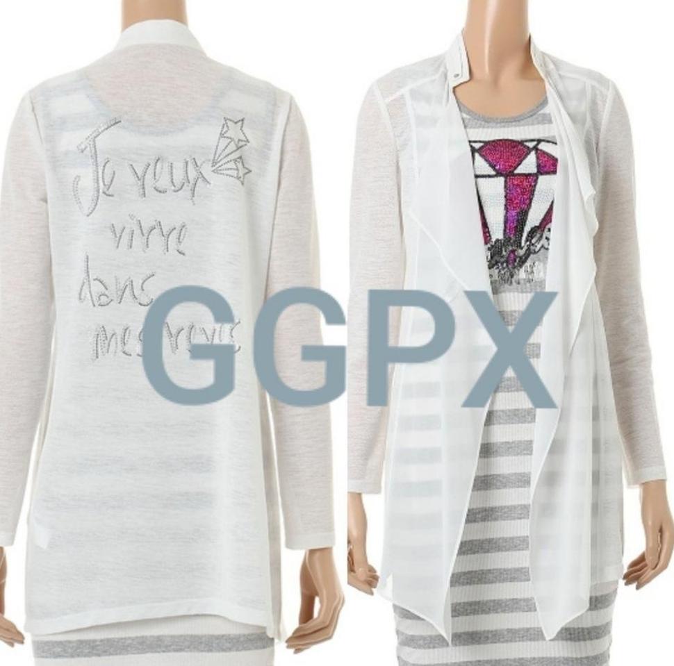 ♥GGPX새상품♥시스루자켓형가디건