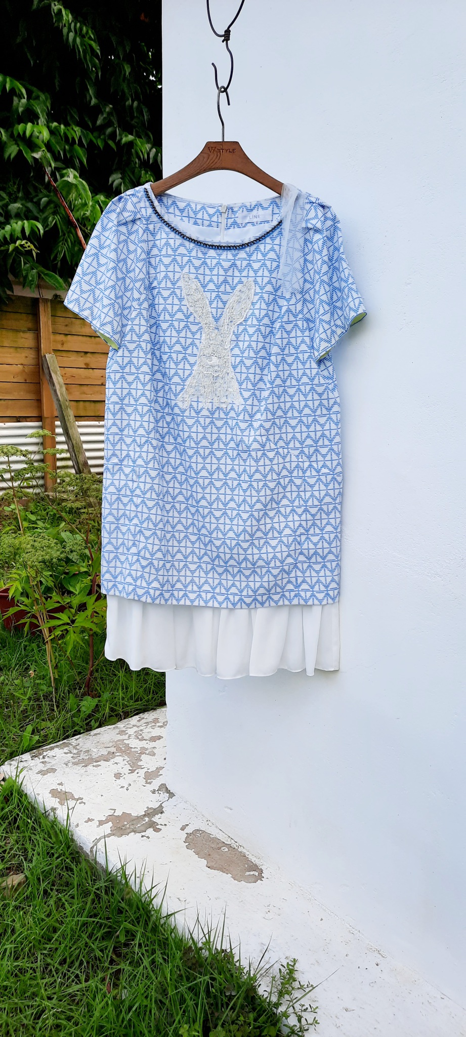 라인 토끼원피스 ( 새상품 )