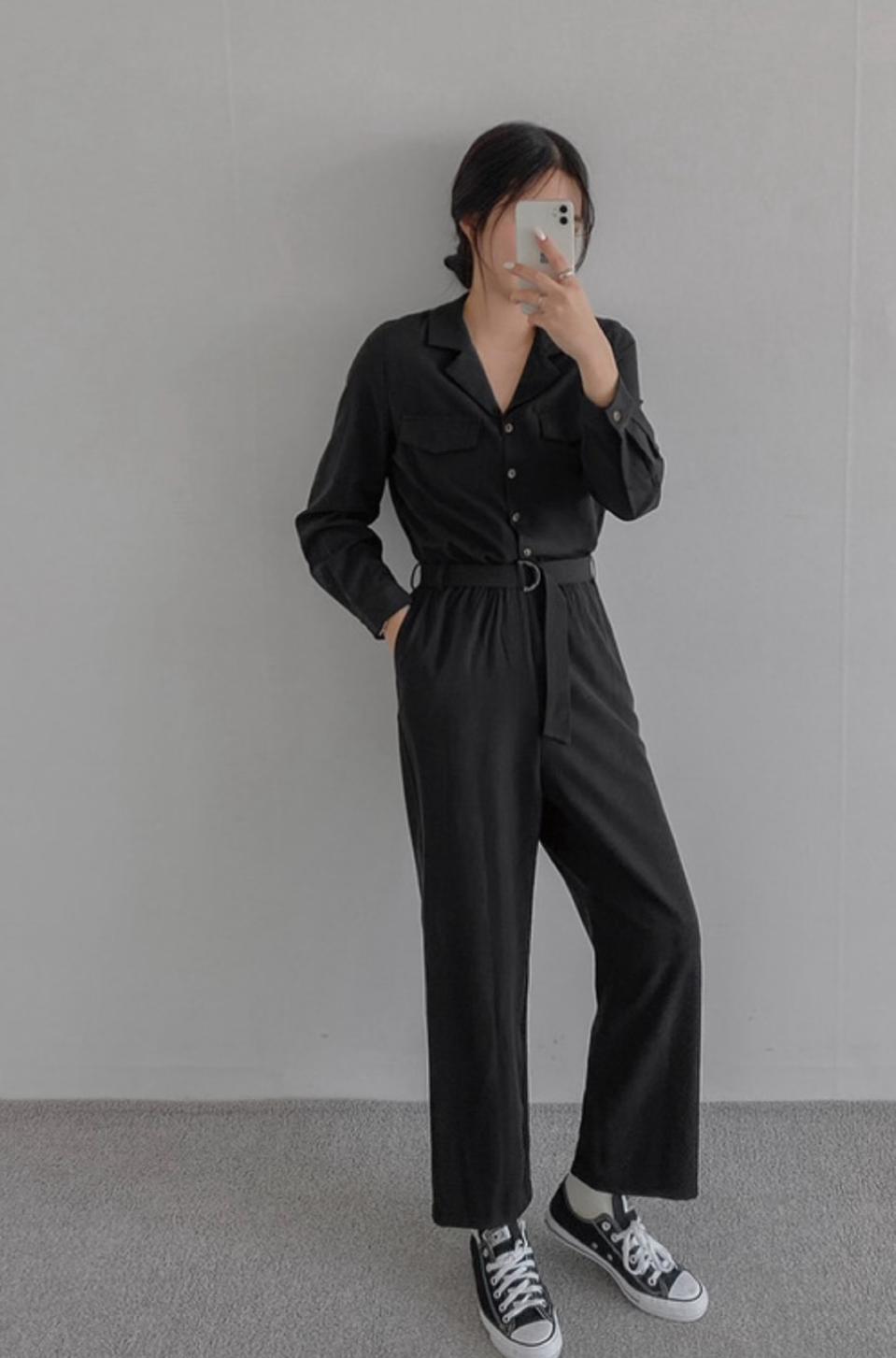 벨트세트 점프수트 77~88 새상품 빅사이즈