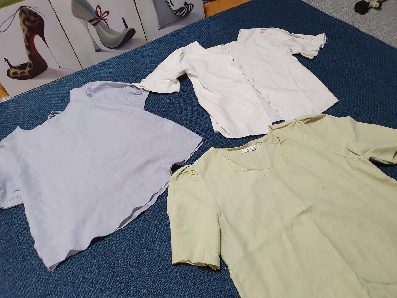 프리사이즈/러블리 블라우스/셔링 퍼프외/몽땅 다드려요